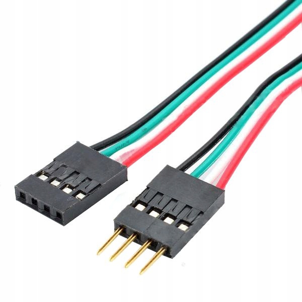 

Kabel Taśma Żeńsko-męski 4 Pin 30cm
