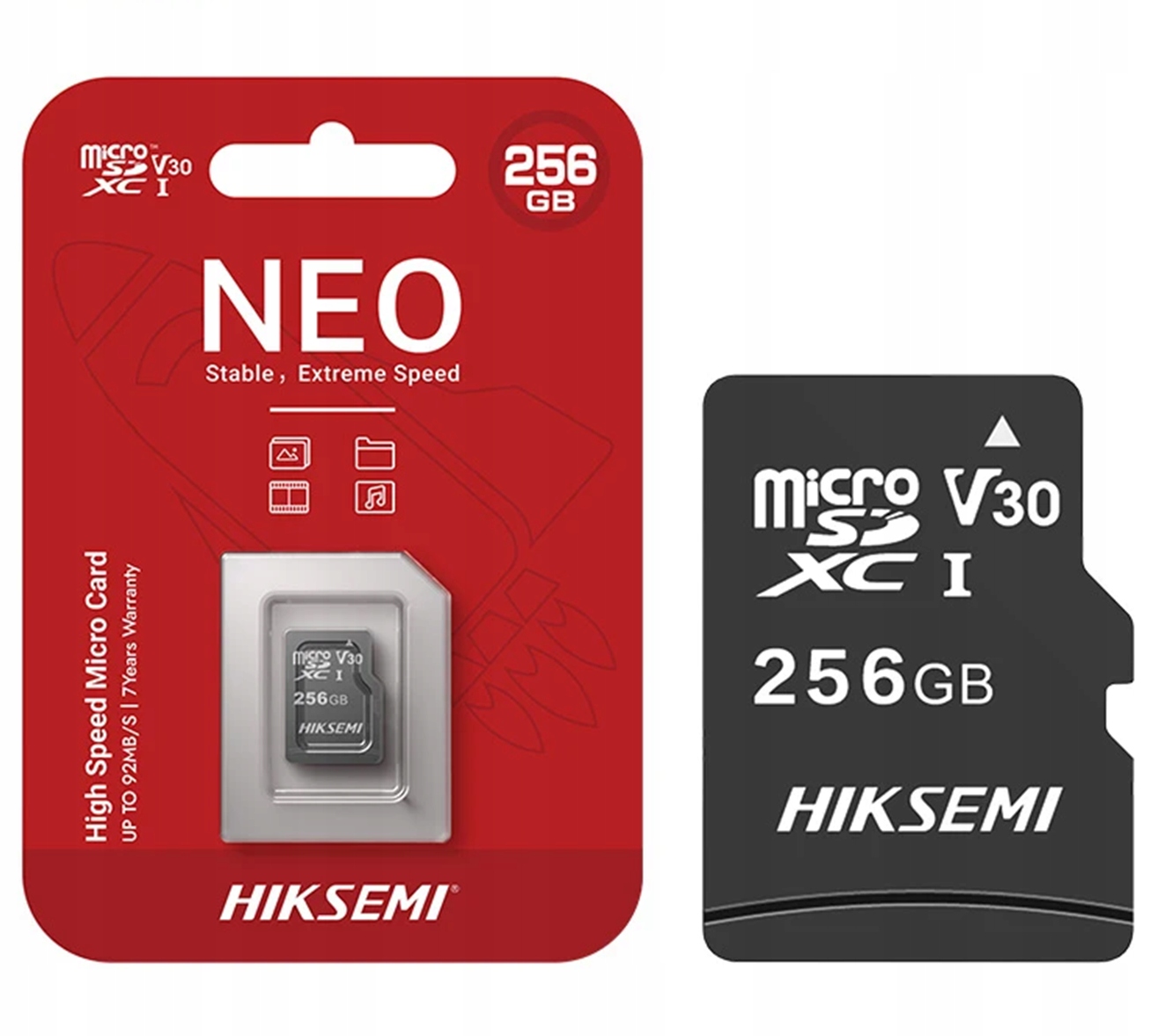 Paměťová karta 256 Gb pro kamery HS-TF-C1/256 Gb Neo HikSemi od společnosti Hikvision