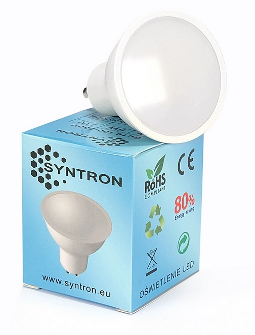 Żarówka LED GU10 5W biały neutralny 2835 SMD Marka Syntron
