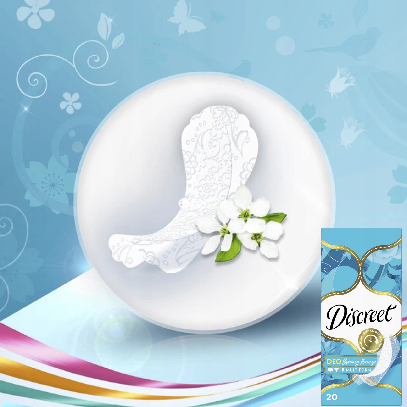 Discreet Spring Breeze hygienické vložky 20 ks Značka Discreet