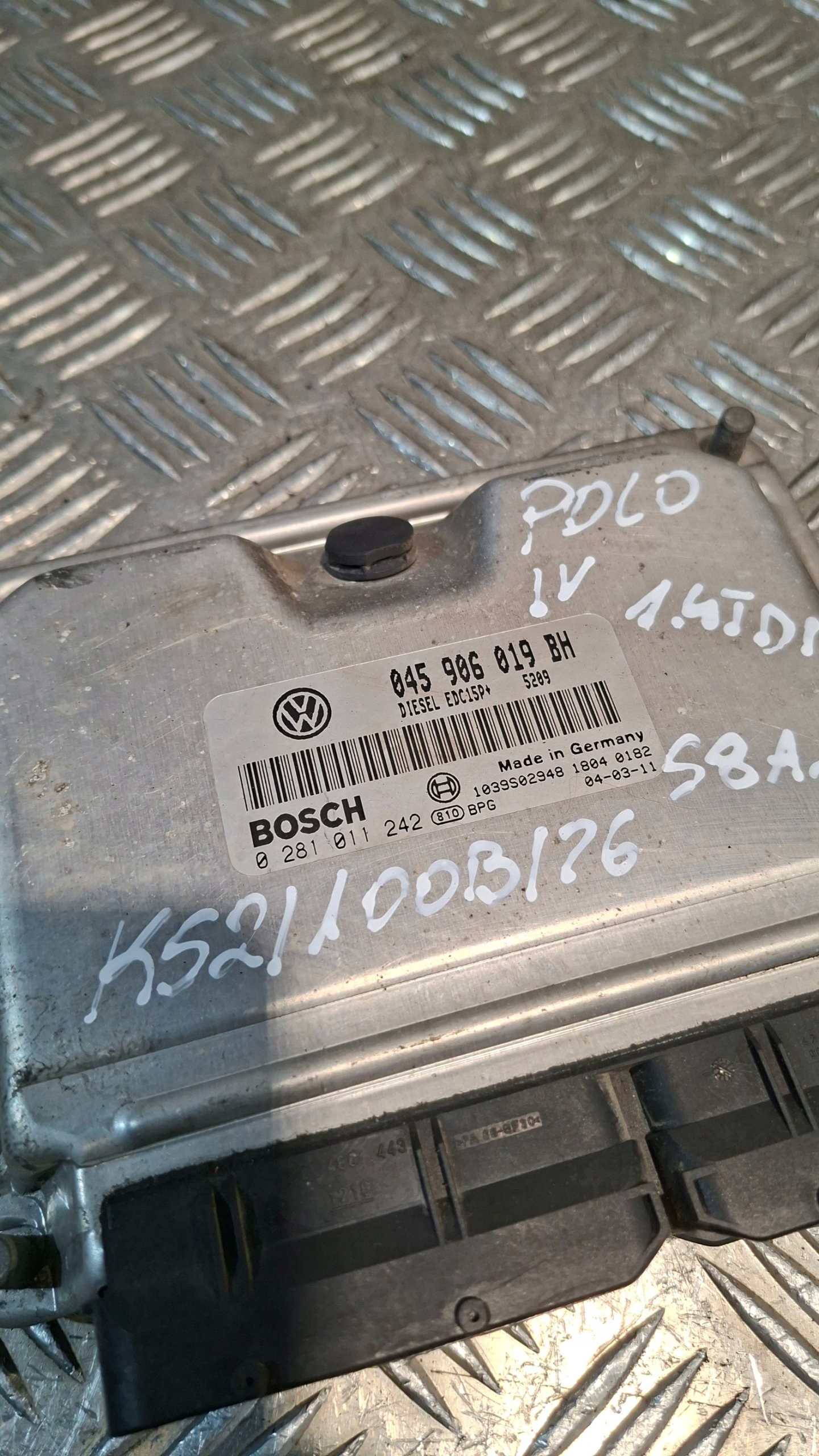 control unit of the engine VW POLO IV 1.4TDI