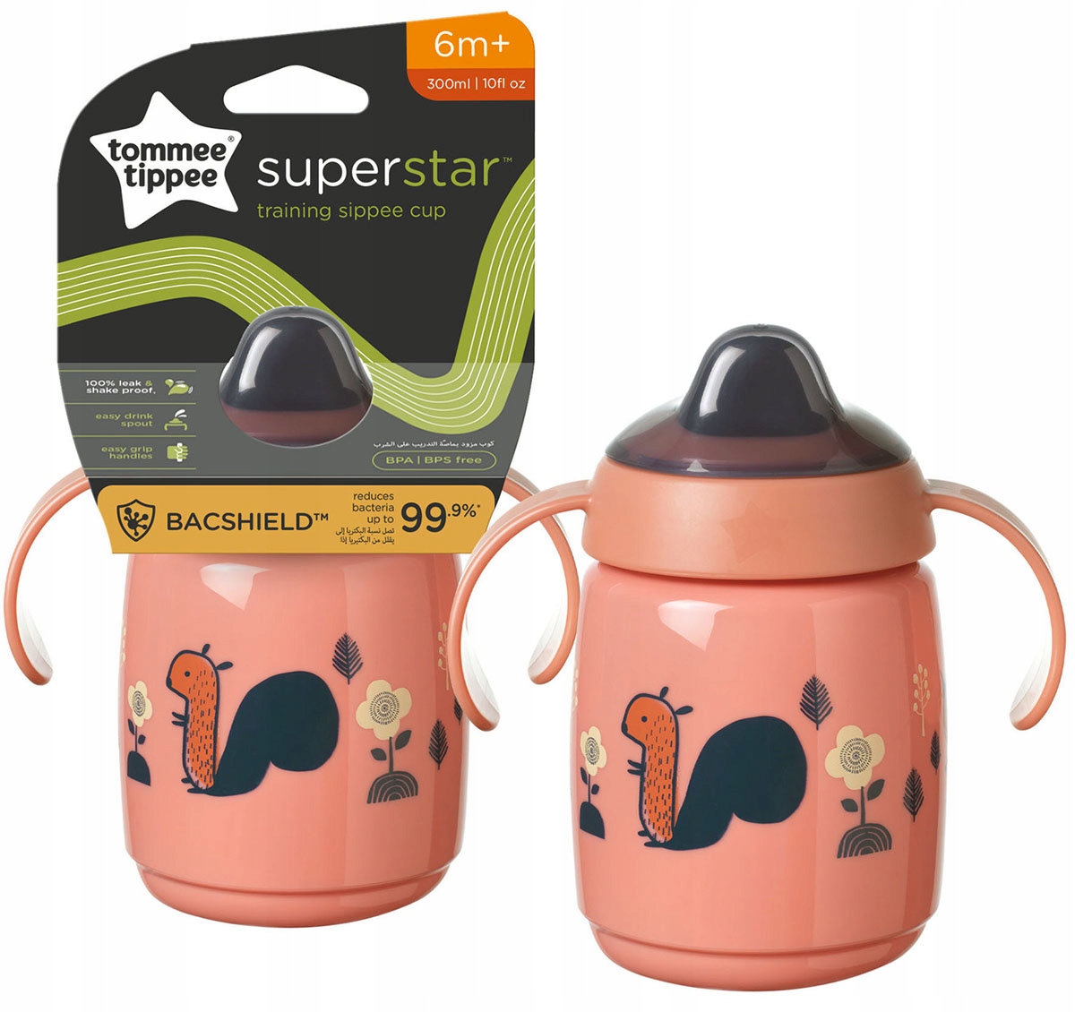 

Tommee Tippee Kubek z uchwytami Superstar 300ml 6m