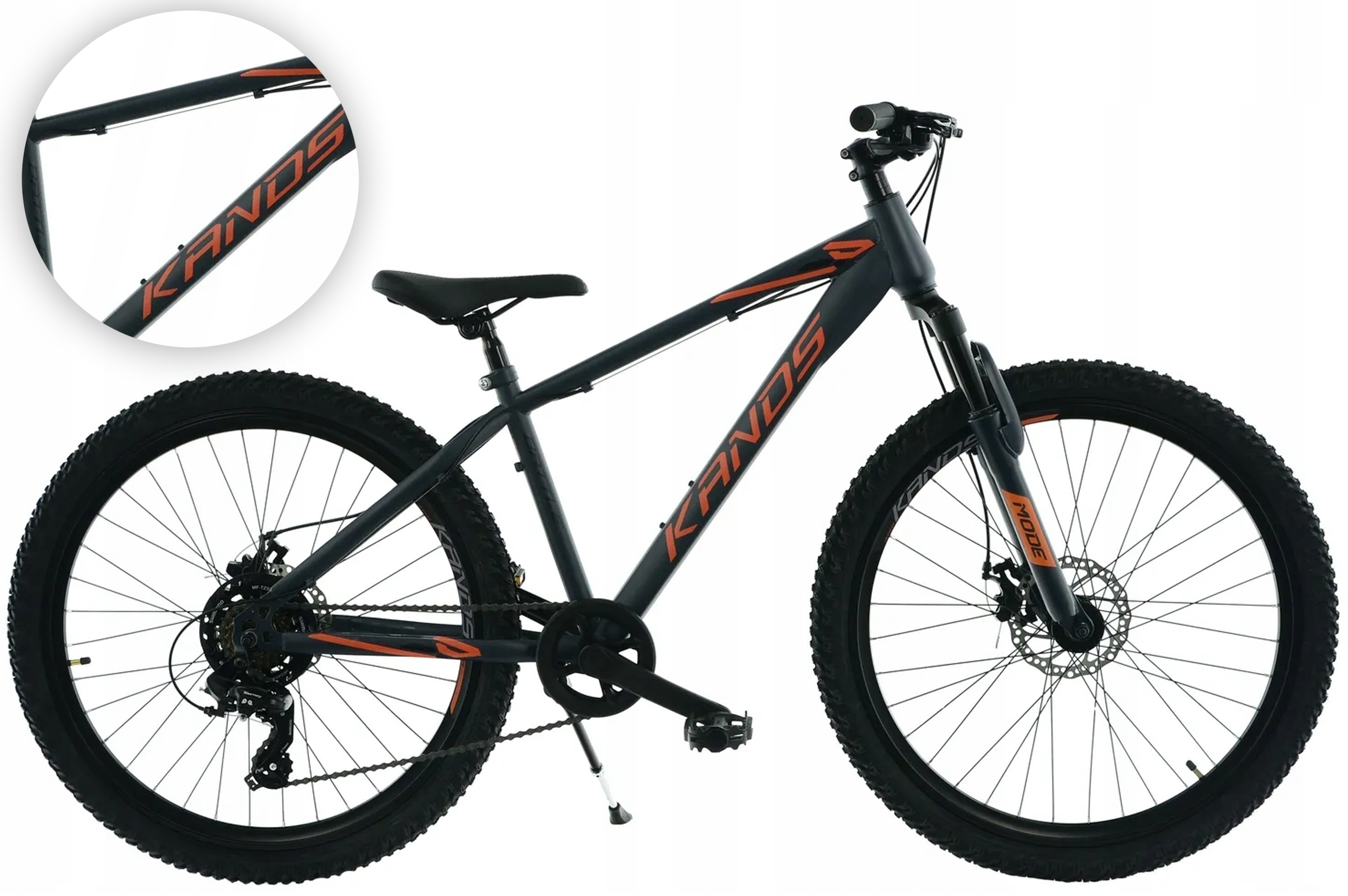 Rower Mtb 26" Kands Battle rama 15" grafitowy pomarańczowy R25