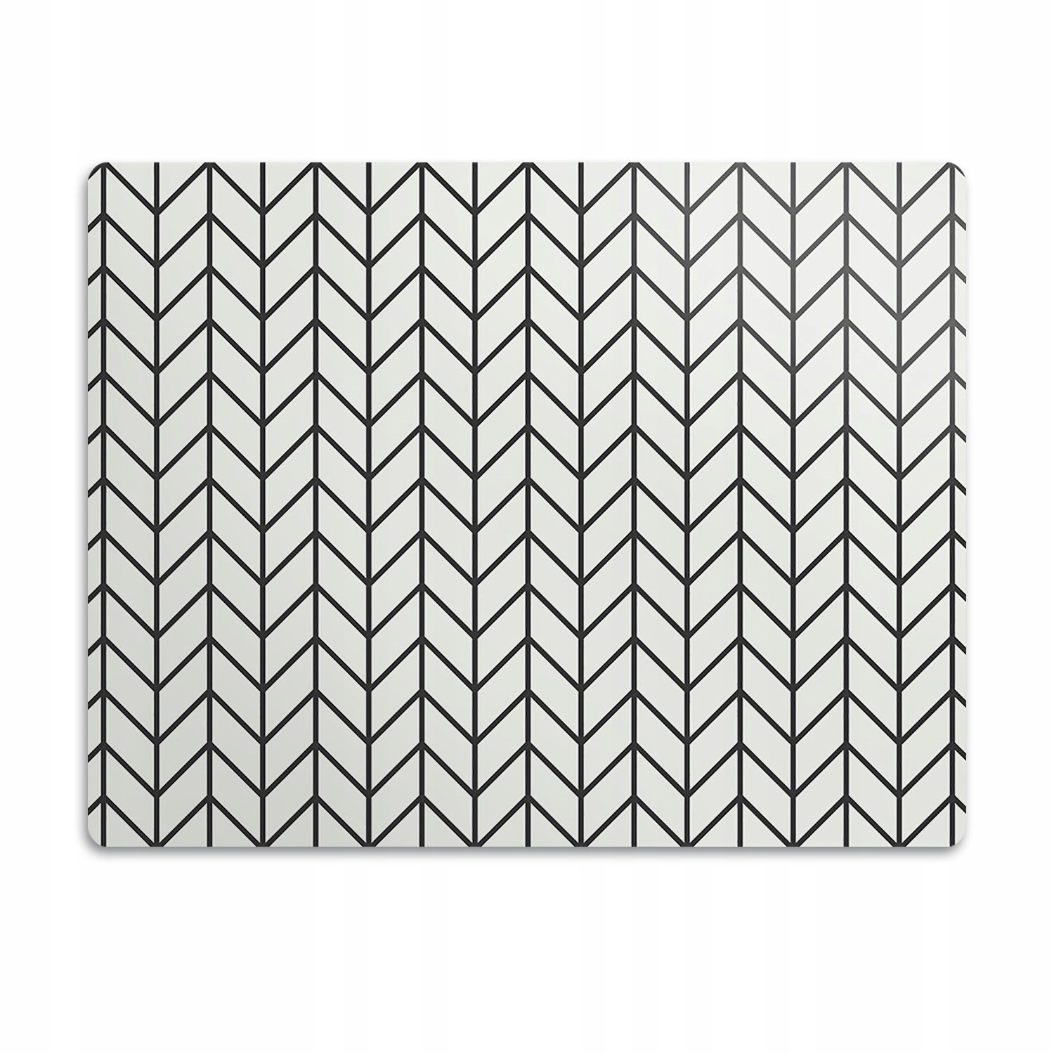 Levně Voděodolná podložka pod misku Vzor jedle 90x60 cm