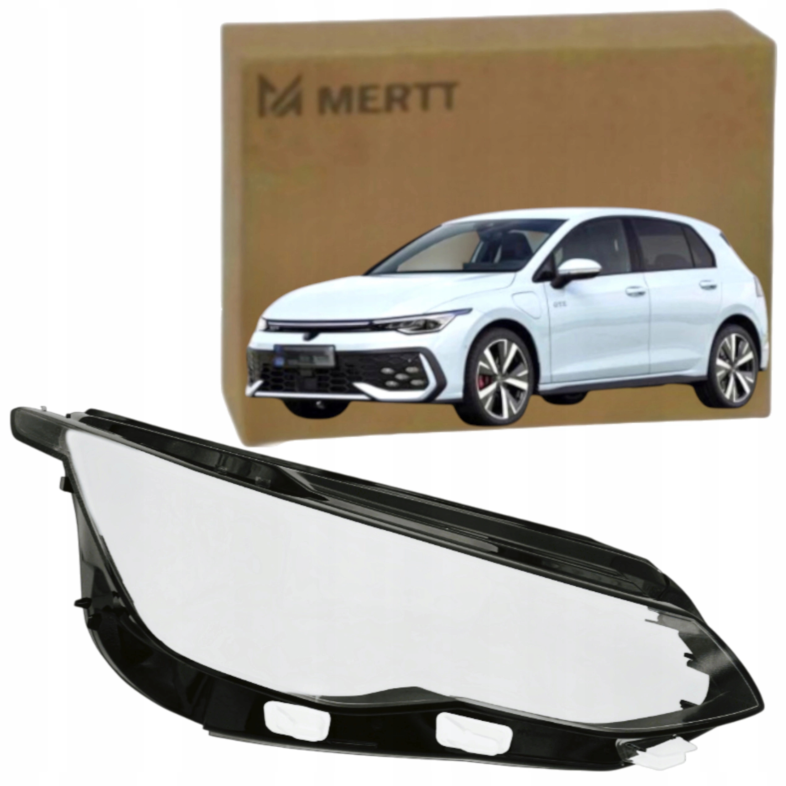 Volkswagen Golf VIII 2019-2023 Pravé Sklo Sklo Světlometu Předního Světla