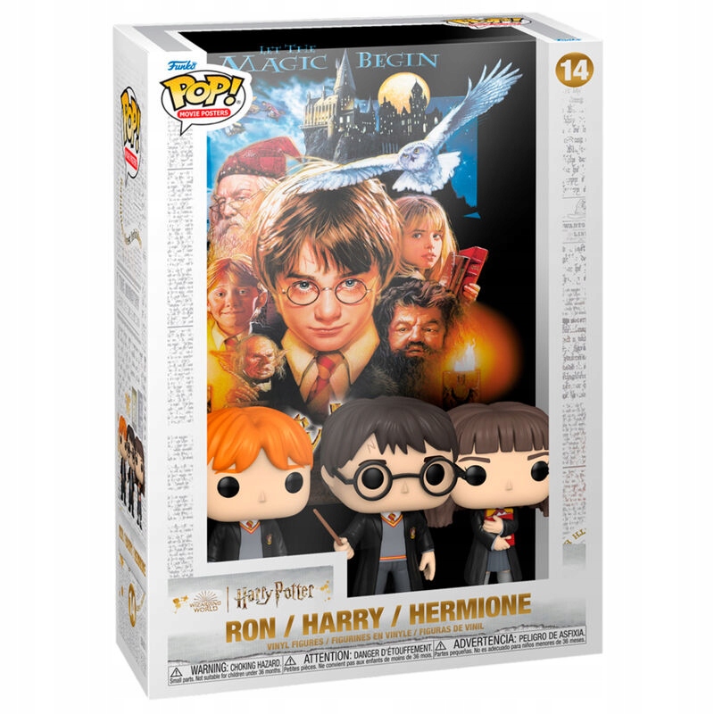 Figurka Funko Pop Poster Harry Potter 14 Sorcerers Stone, Ron, Harry, Hermi