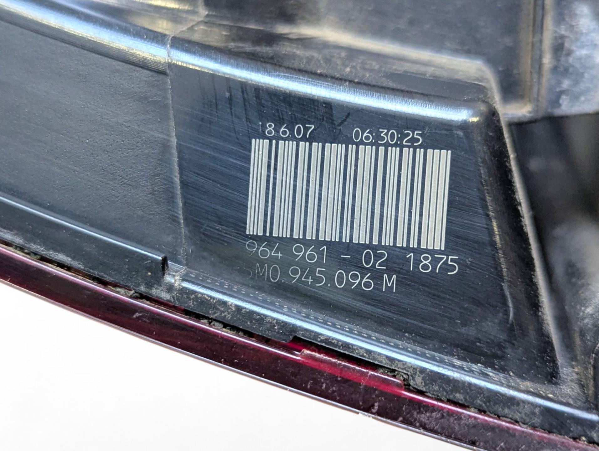 light rear right side Volkswagen Golf plus 2007 5M0945096M