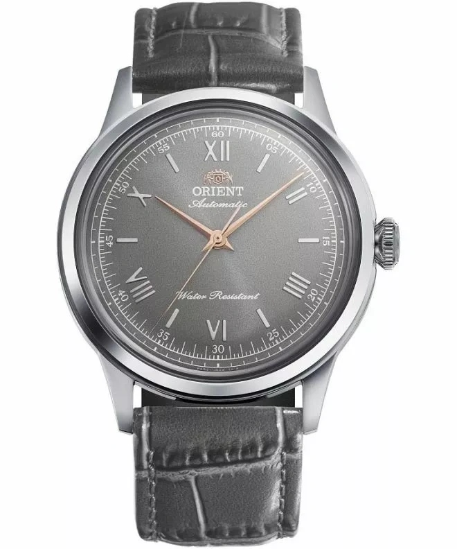 Pánské Orient Hodinky RA-BB0006N30B Bambino Automatic 38 Hnědé S Řemínkem