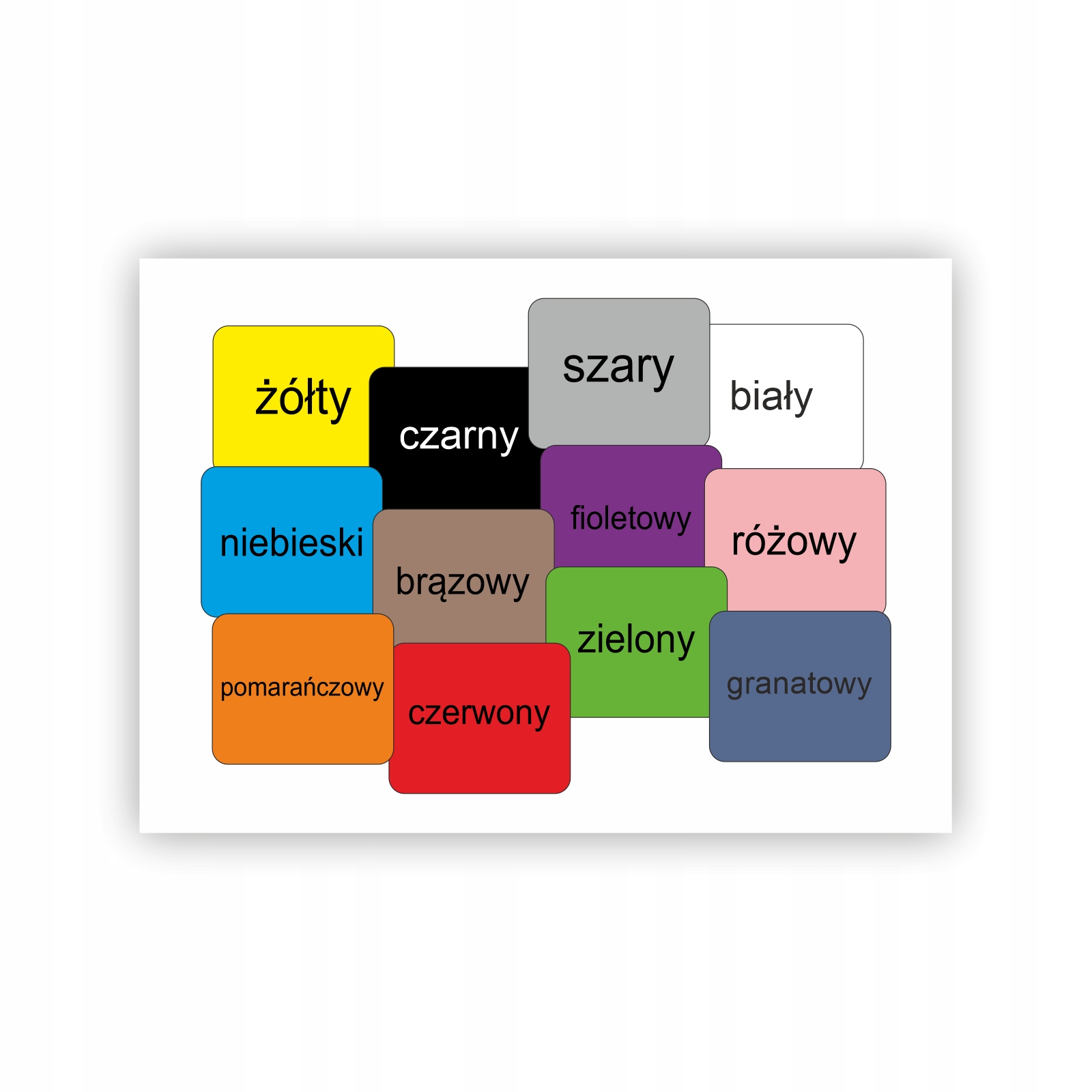 Kolory piktogramy do komunikacji alternatywnej