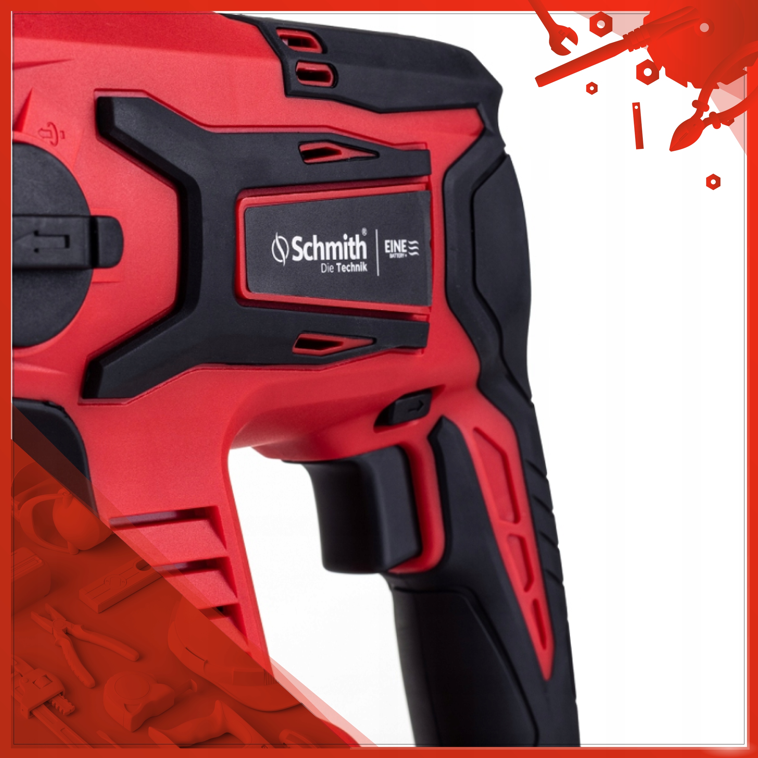 MŁOTOWIERTARKA WIERTARKA MŁOT UDAROWY SDS+ SCHMITH Maksymalna moc 720 W