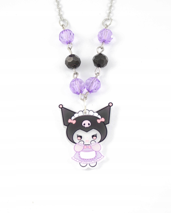 wisiorek KUROMI PASTEL LOLITA goth gothic lolita scene emo core gotycki Marka Inna marka