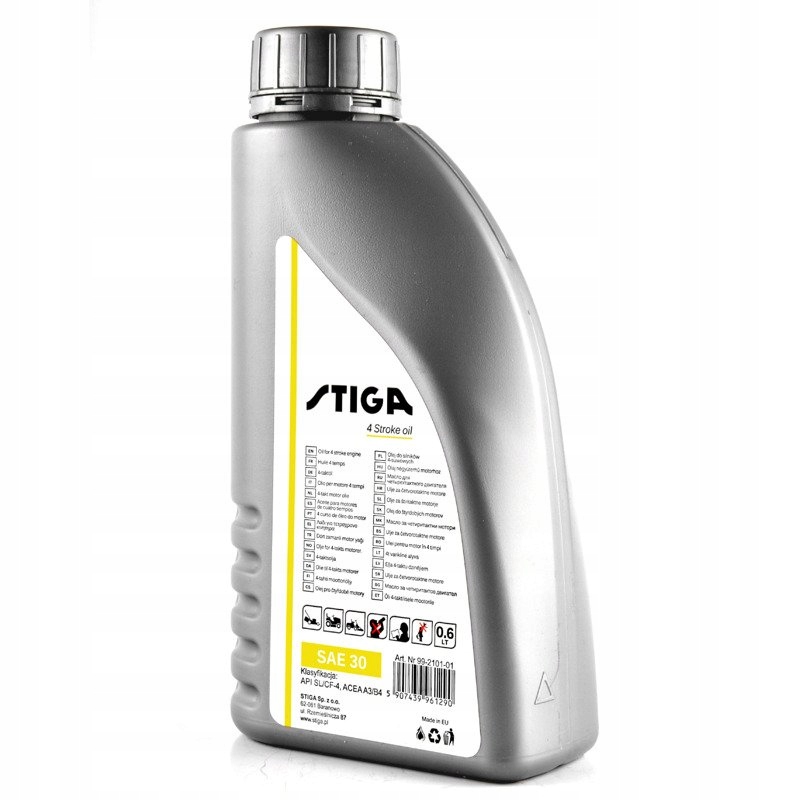 

Olej silnikowy do kosiarek Stiga SAE30 0,6L Sl/cf