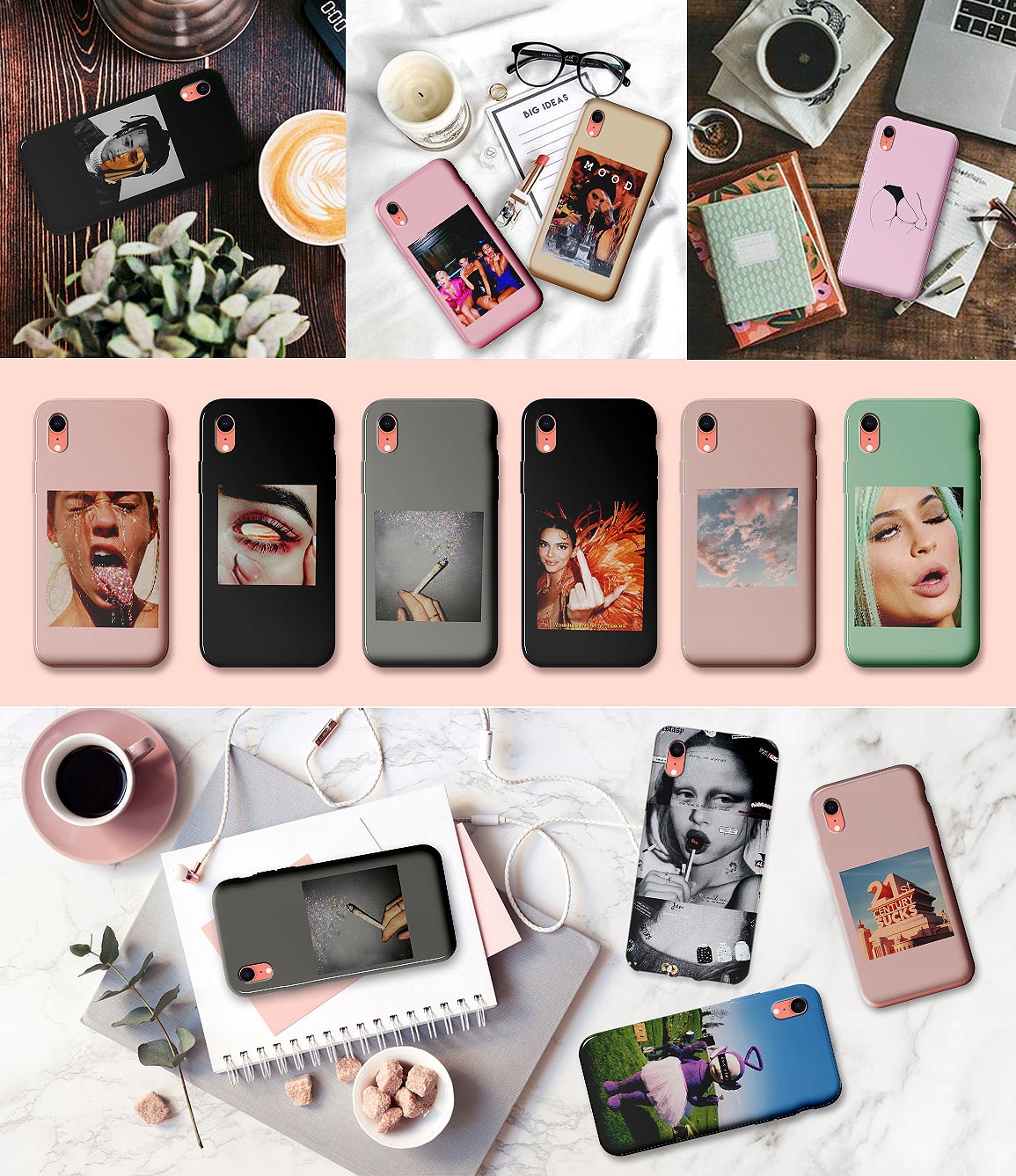 ETUI CASE OBUDOWA NA TELEFON DO APPLE IPHONE XR WZORY TOP100 JAKOŚĆ Marka Inna