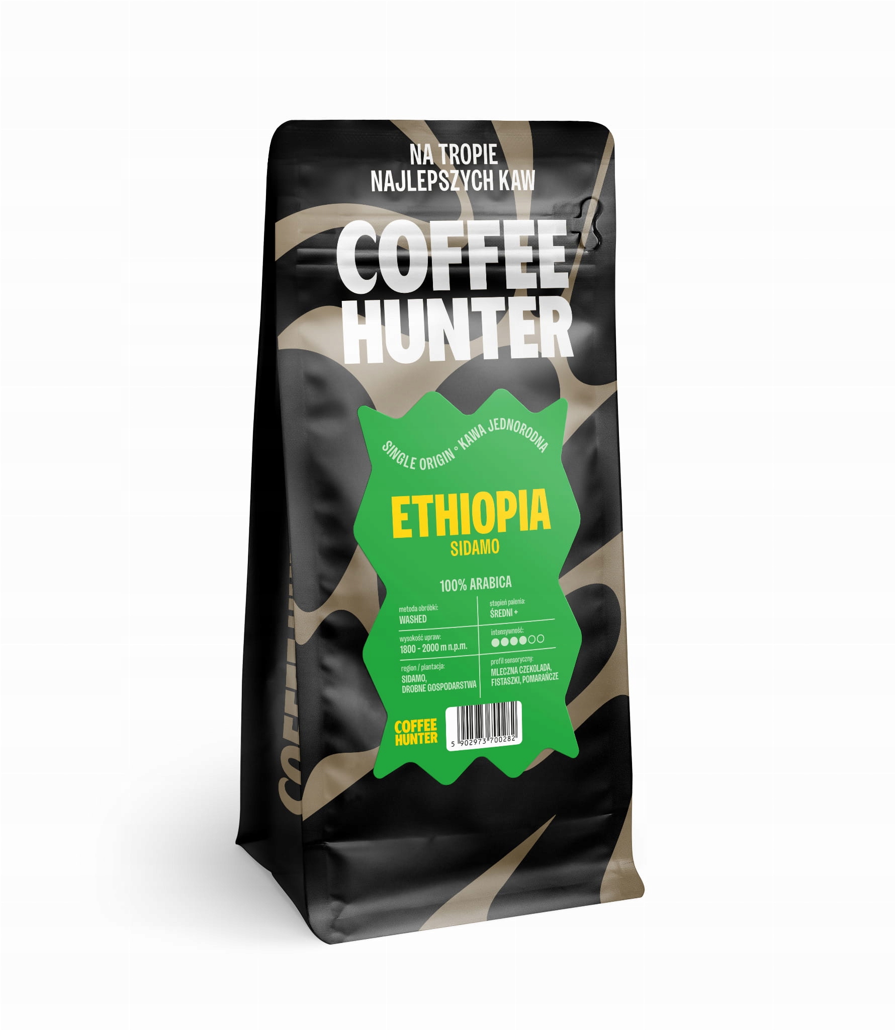 Ethiopia Sidamo Káva Zrnková 500 g