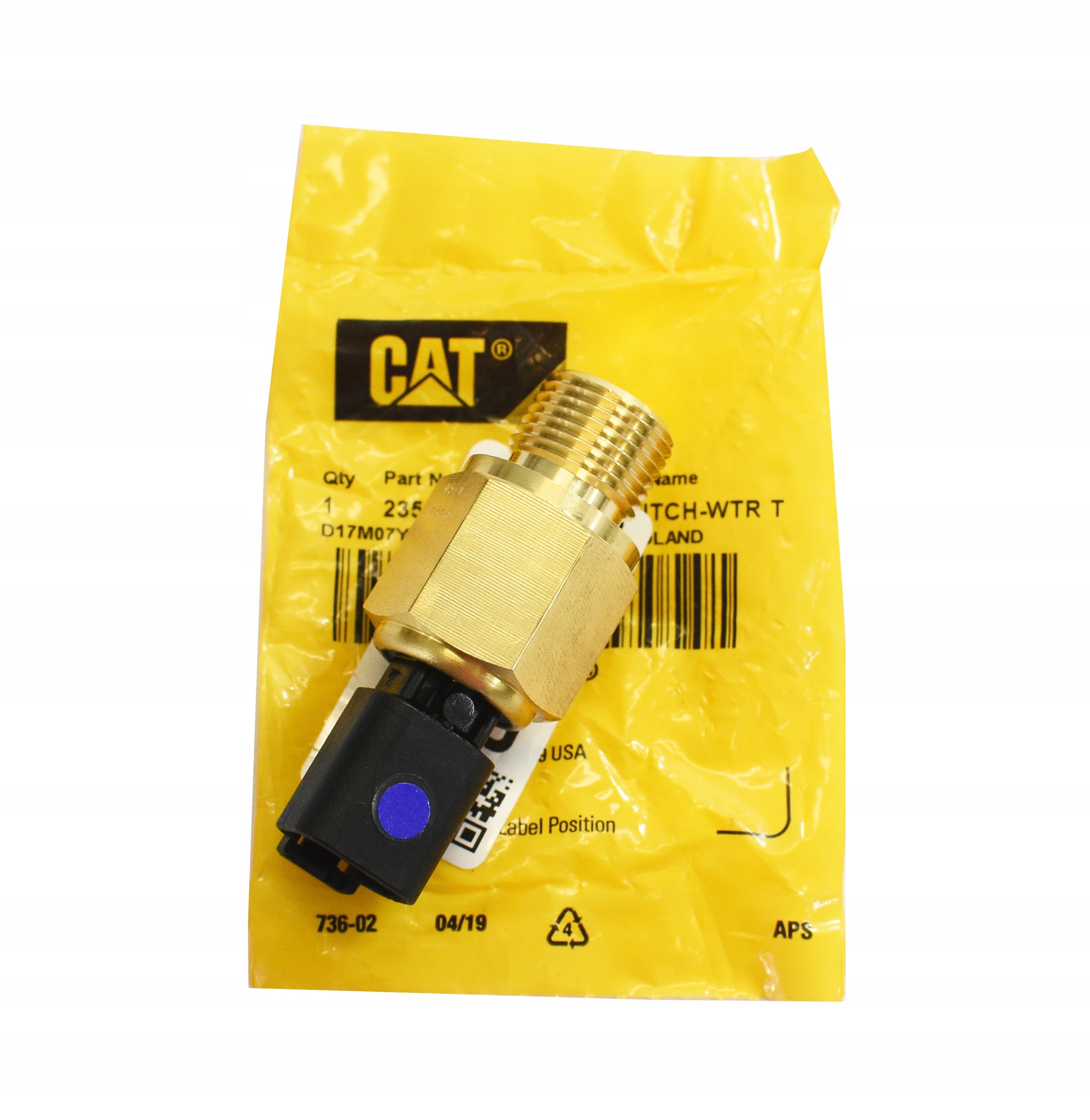 CZUJNIK TEMPERATURY CAT 428 432SERIA E D ORYGINAL
