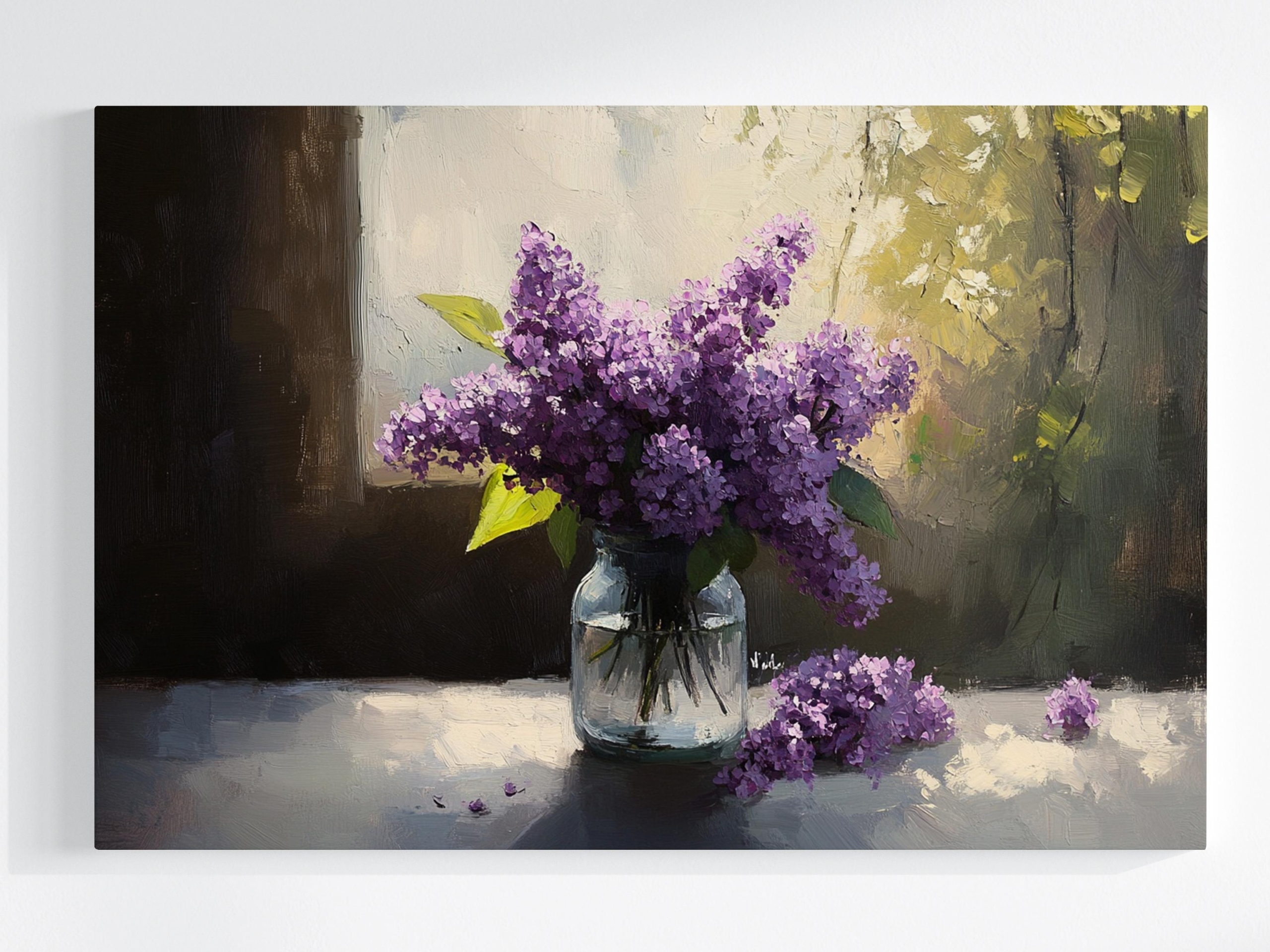 Obraz Na Plátně Canvas Květiny Fialová Bez Lilak Kytice Dekorace 120x80