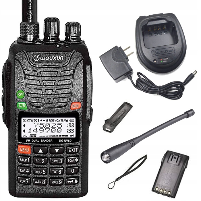 

Wouxun KG-UV6D Solidna Jakość Radiotelefon Vhf/uhf