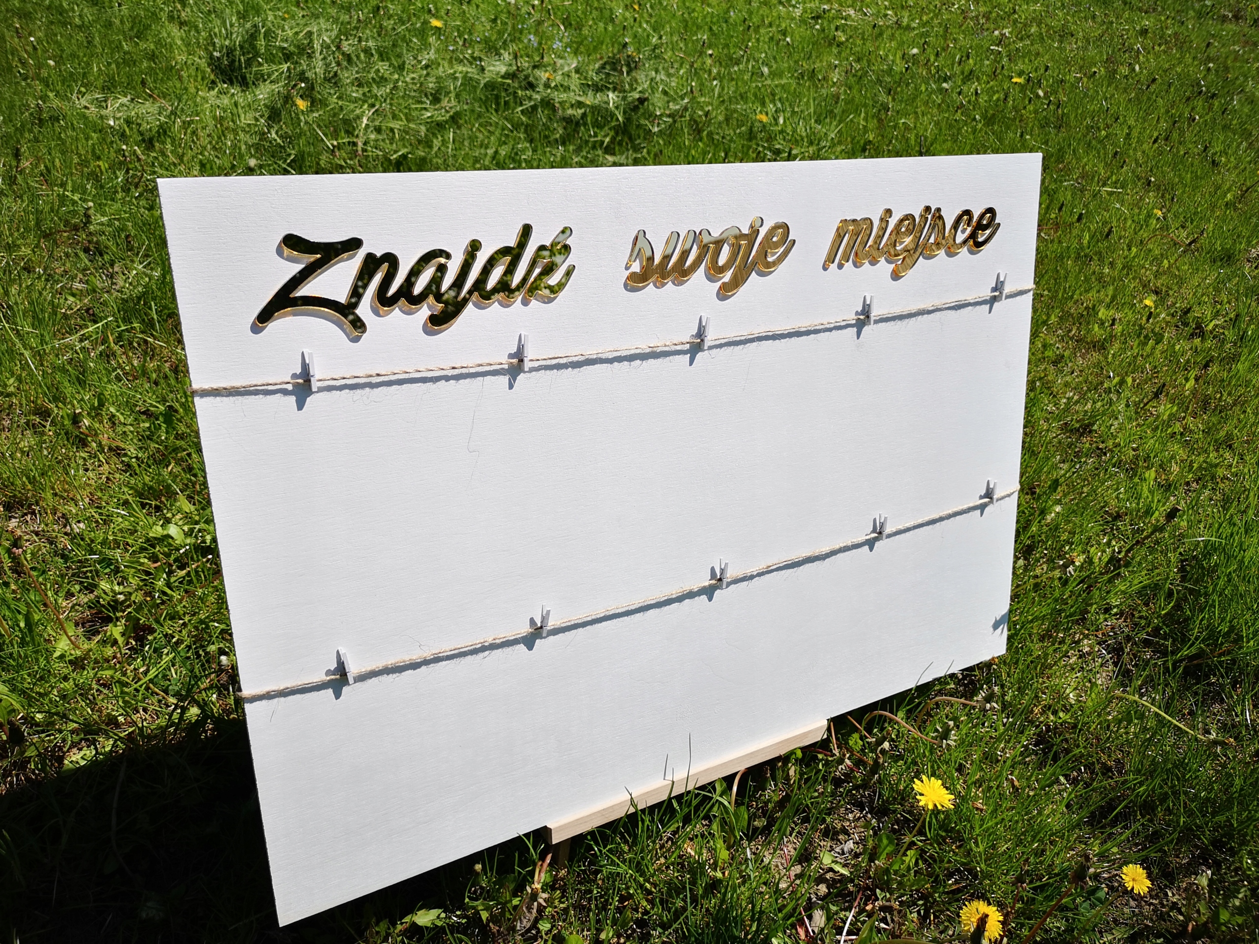 PLAN STOŁÓW GOŚCI Tablica znajdź swoje miejsce Marka bez marki