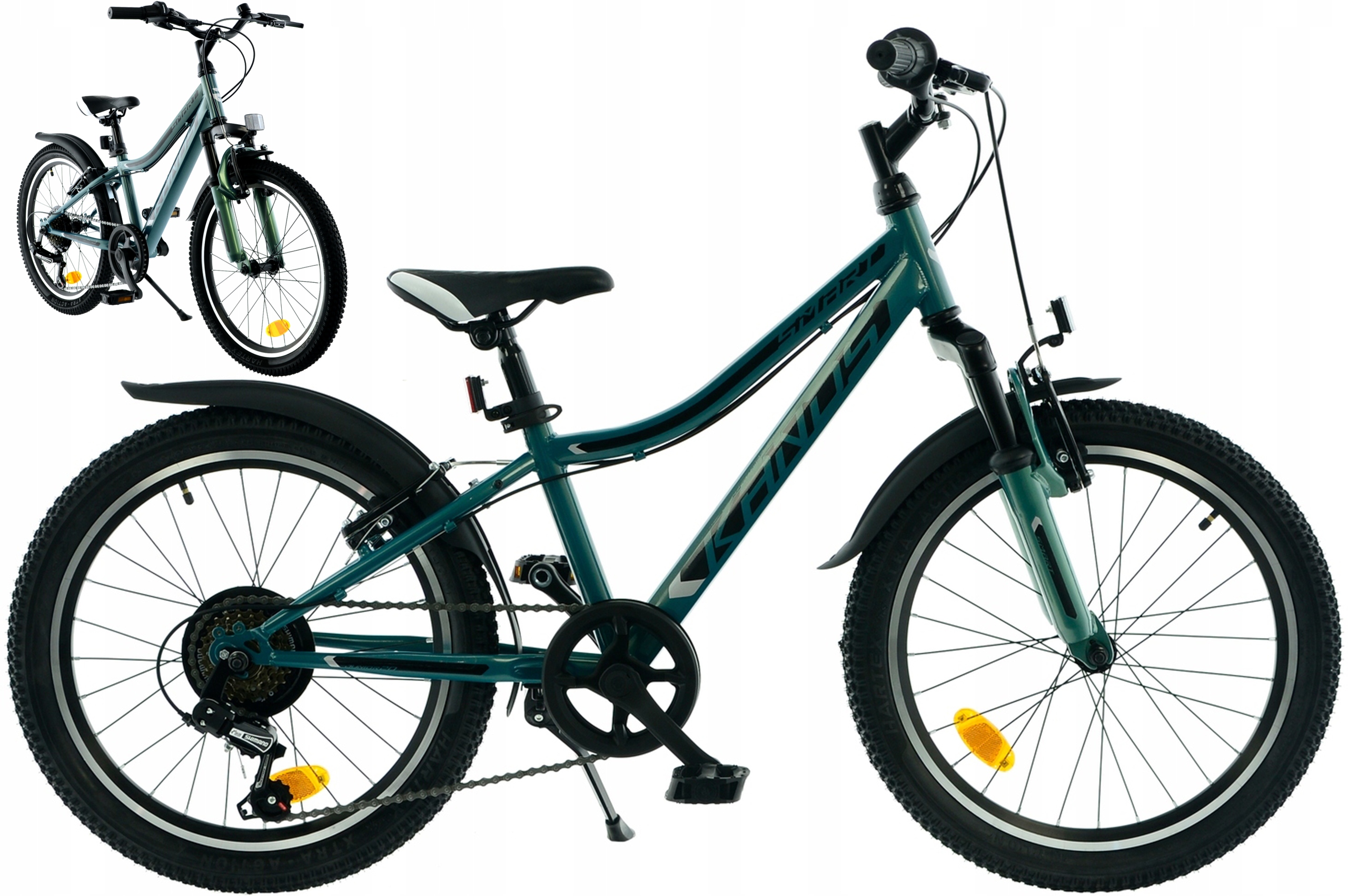 Rower dziecięcy 20" Kands Smart turkusowy R25