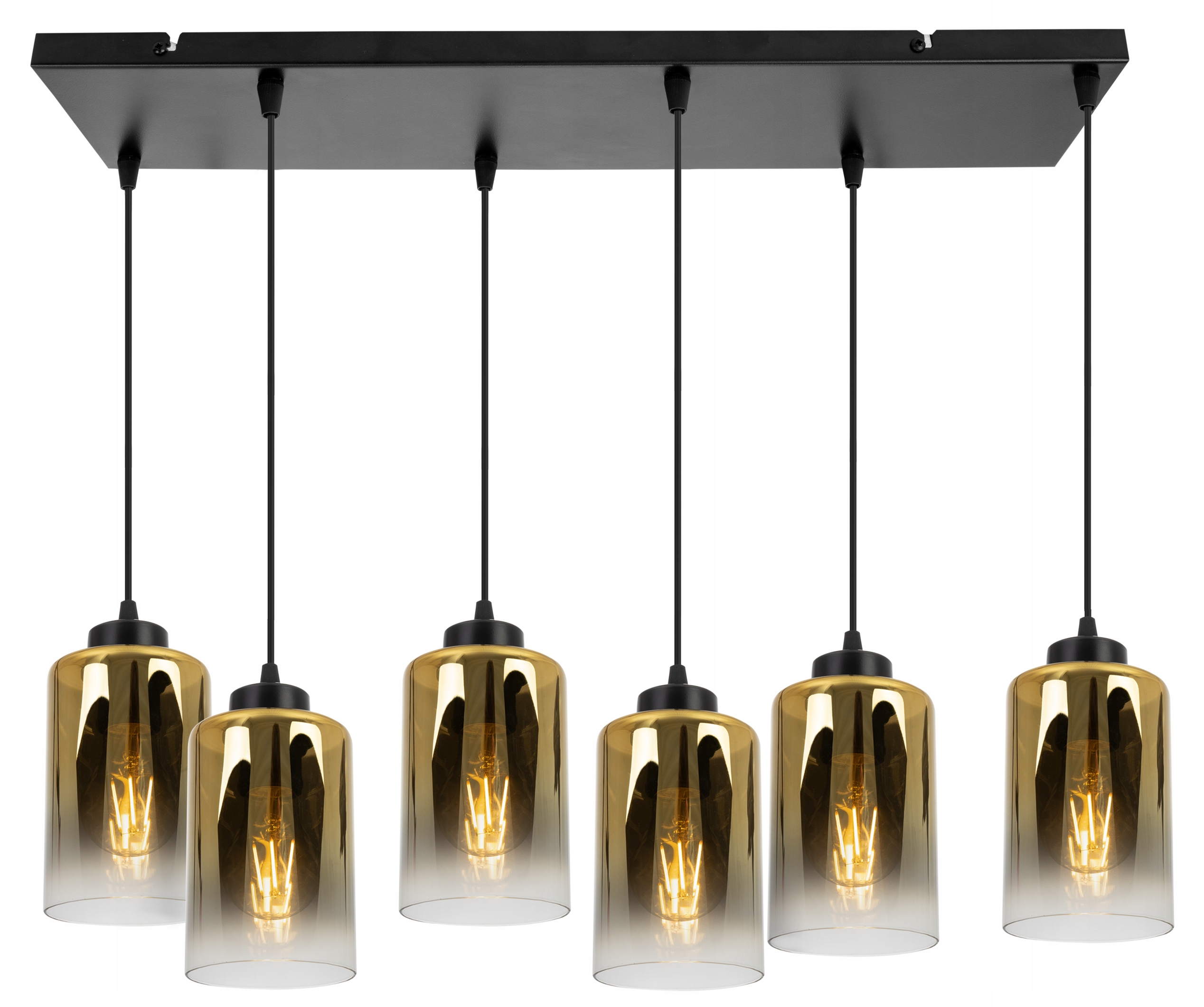 

Lampa Wisząca Nowoczesna Elegancka Szklany Klosz