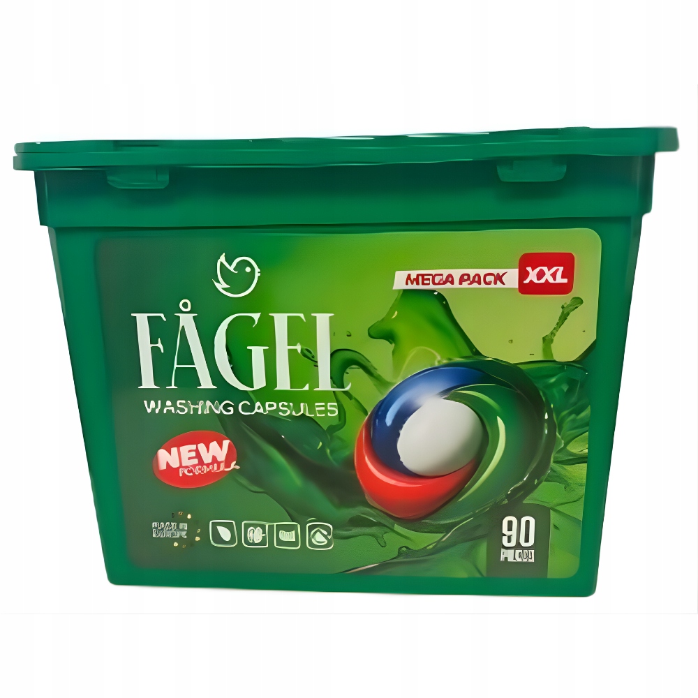 Levně Kapsle Na Praní Fagel 4x1 Color 90ks