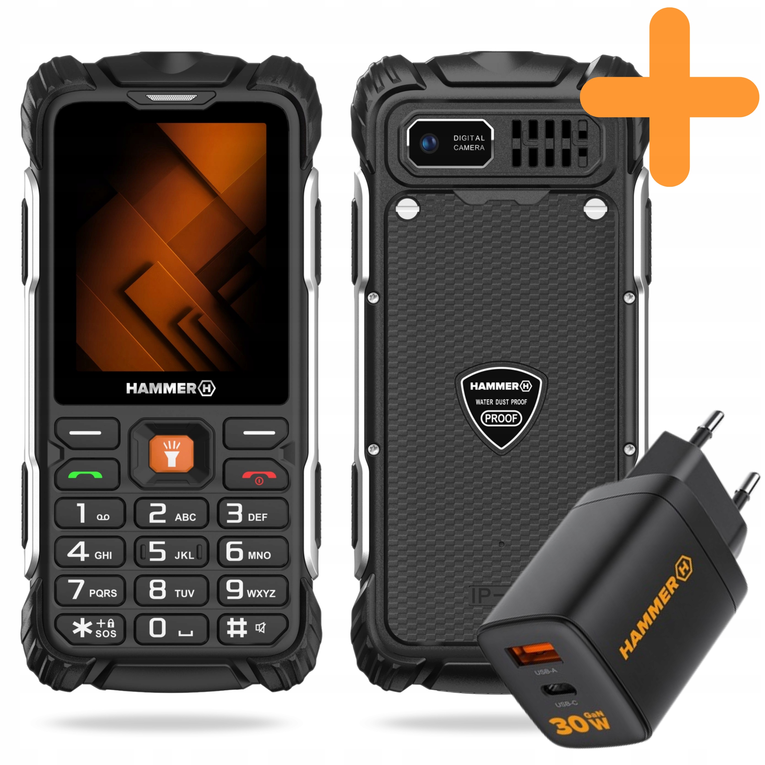 Hammer Forge 2G Mobilní Telefon S Výkonným Limitovaným Nabíjecím Setem