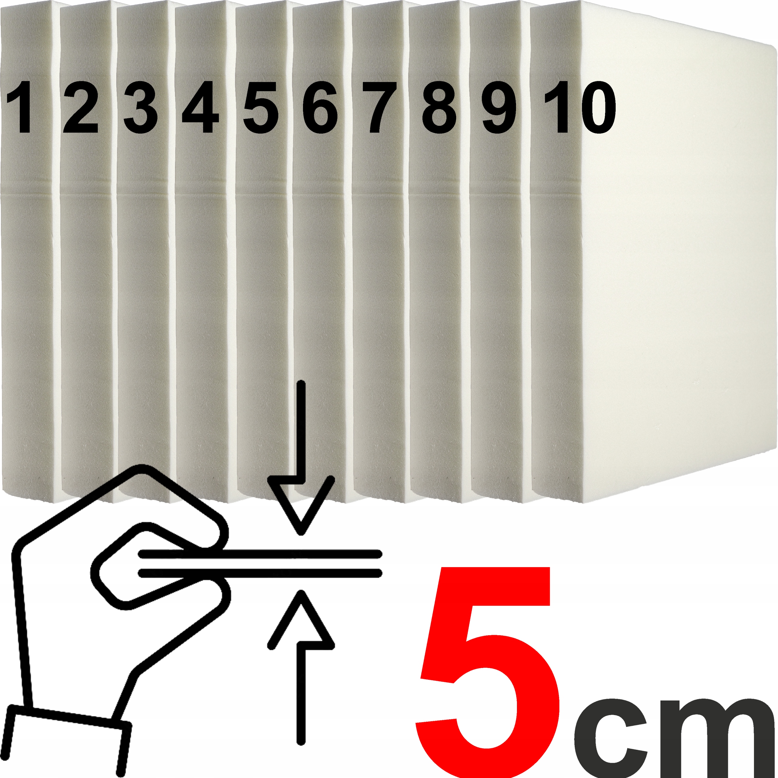 x10 ks Modelářský Styrodur Na Makety Dioram Vinotéka List 30x25cm 5cm Xps