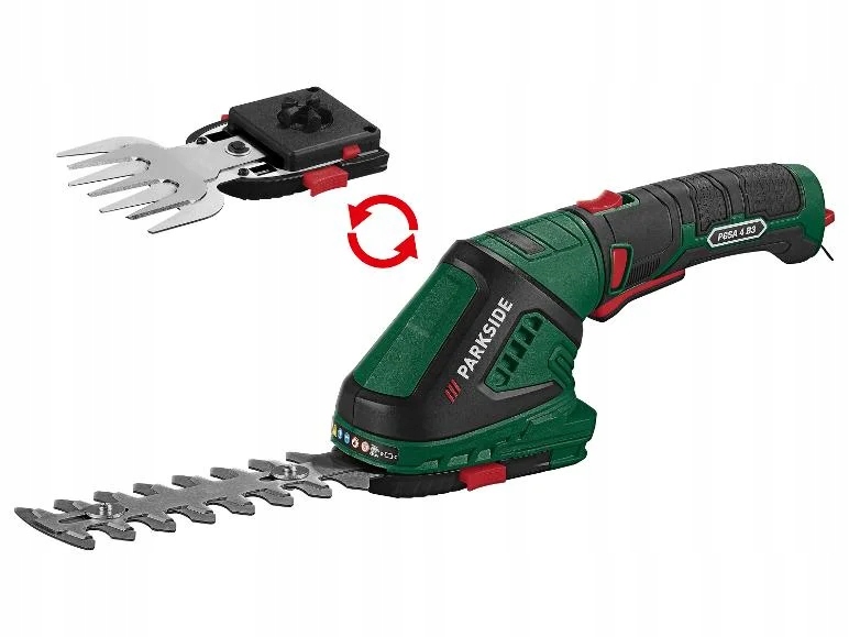 Parkside Akumulatorowe nożyce ogrodowe 2w1 4V Pgsa 4 B3