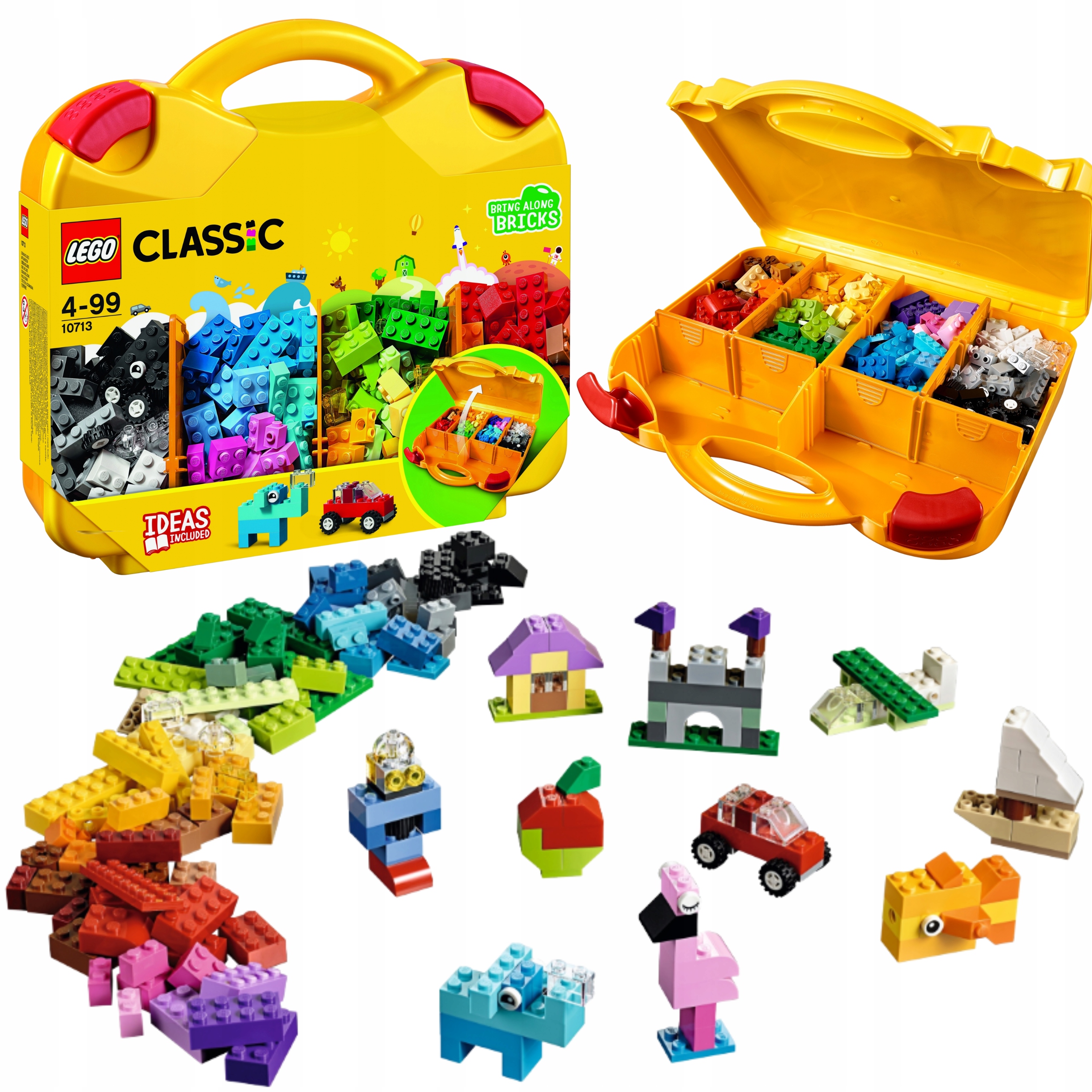 Lego Classic Kreatywna Walizka Edukacyjna Zestaw Klocków Klocki XXL