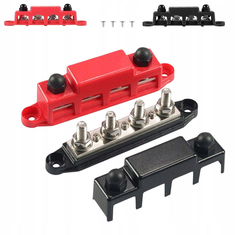 Sběrná lišta 12V 300A Blok šroubových svorek 3/8 "Odolný blok
