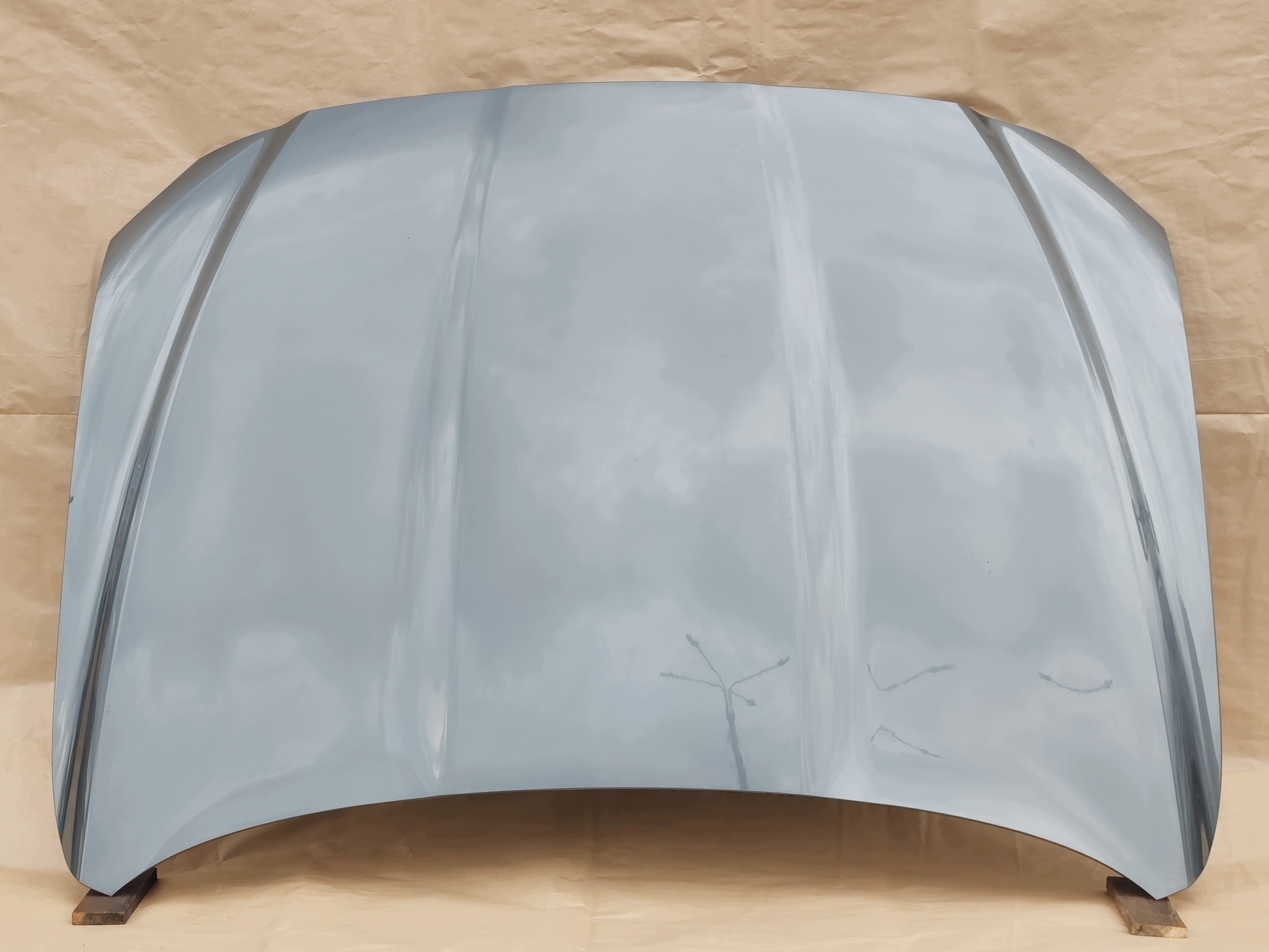 JAGUAR F-PACE 2016-2025 bonnet front grey original T4A1367