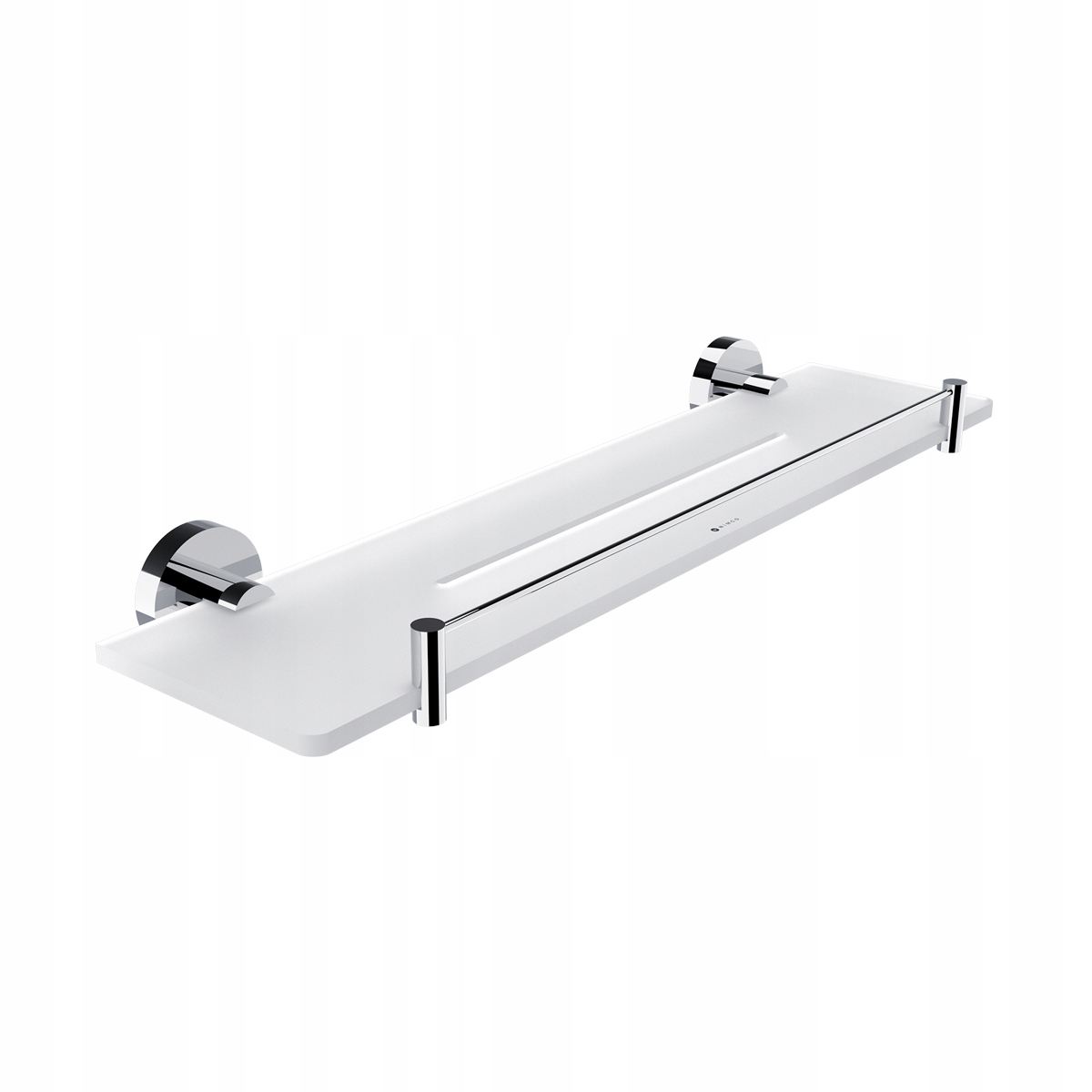 Nimco Unix polica do kúpeľne s ohrádkou, chróm, 50 cm Un X450-X-26_