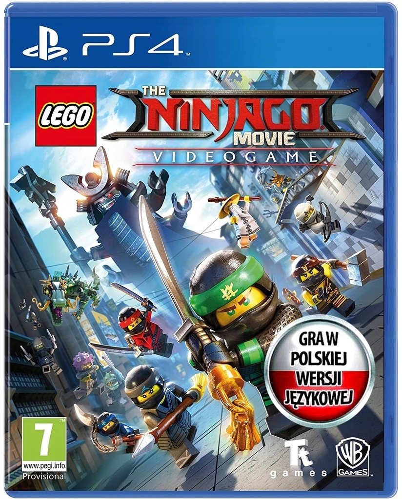 LEGO NINJAGO PL DUBBING PS4 NOWA FOLIA