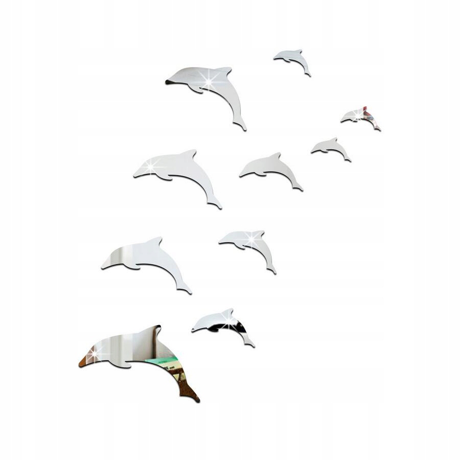 

Naklejki Lustrzane Ścianę Srebro Lustro Łazienka