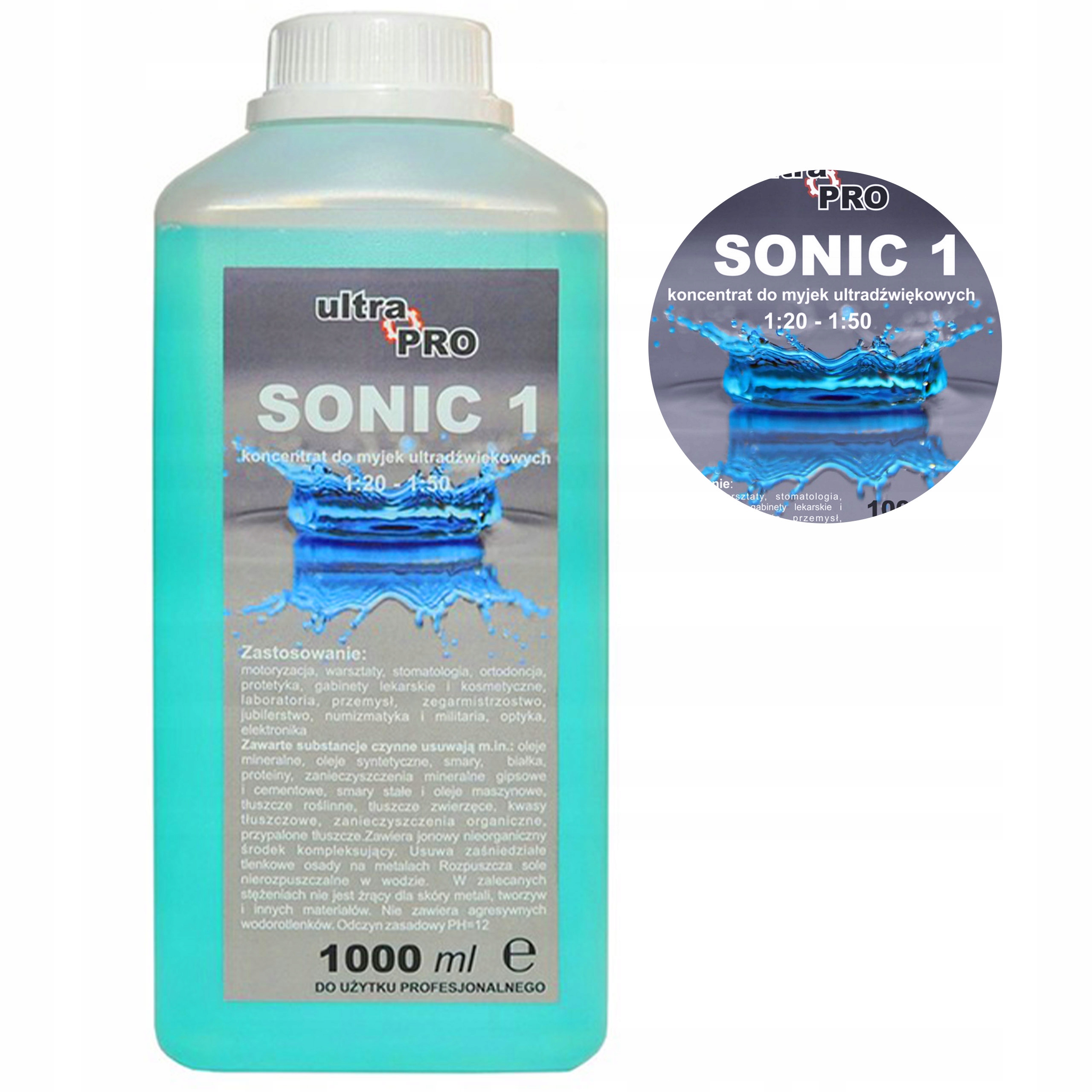 

Koncentrat płyn myjka myjki ultradźwiękowa SONIC-1