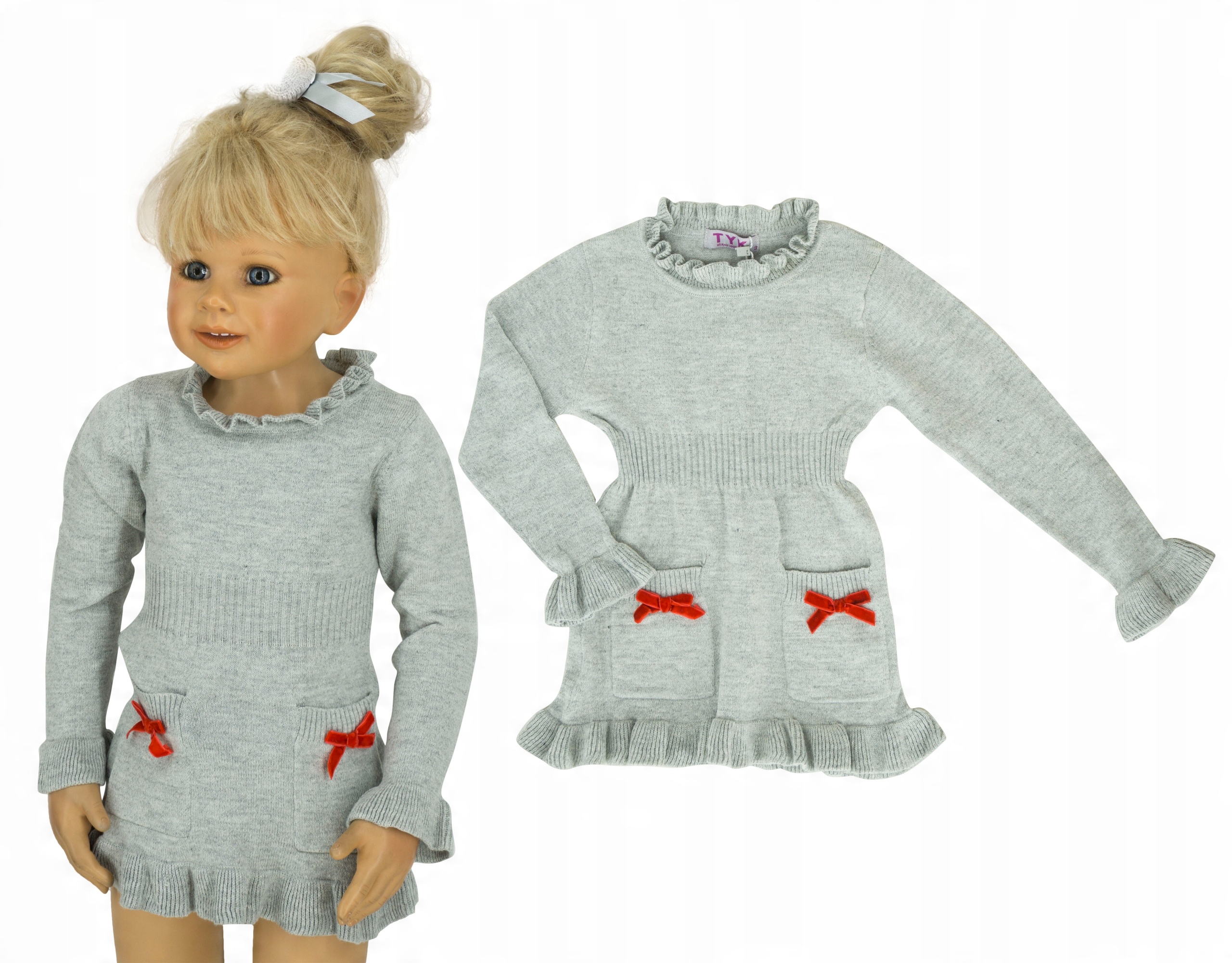 

RD027 Bluzka tunika sweter rozmiar 116