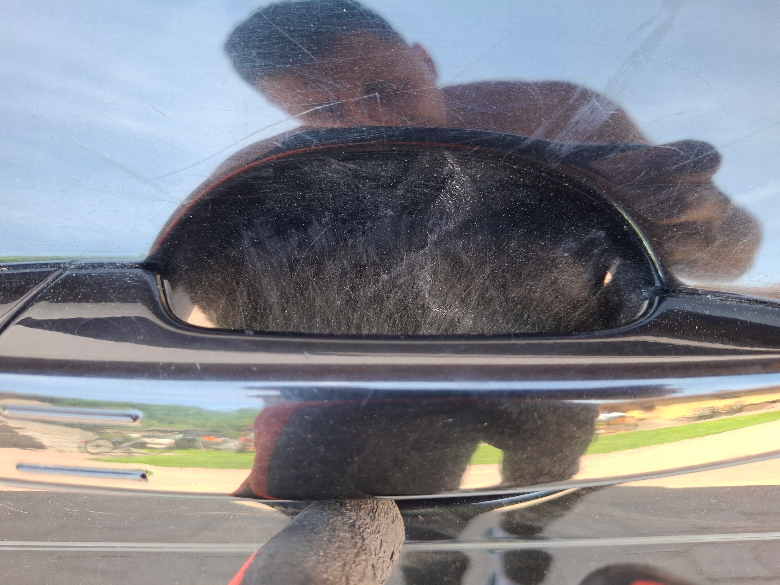 RANGE ROVER EVOQUE L538 door right rear part complete black,