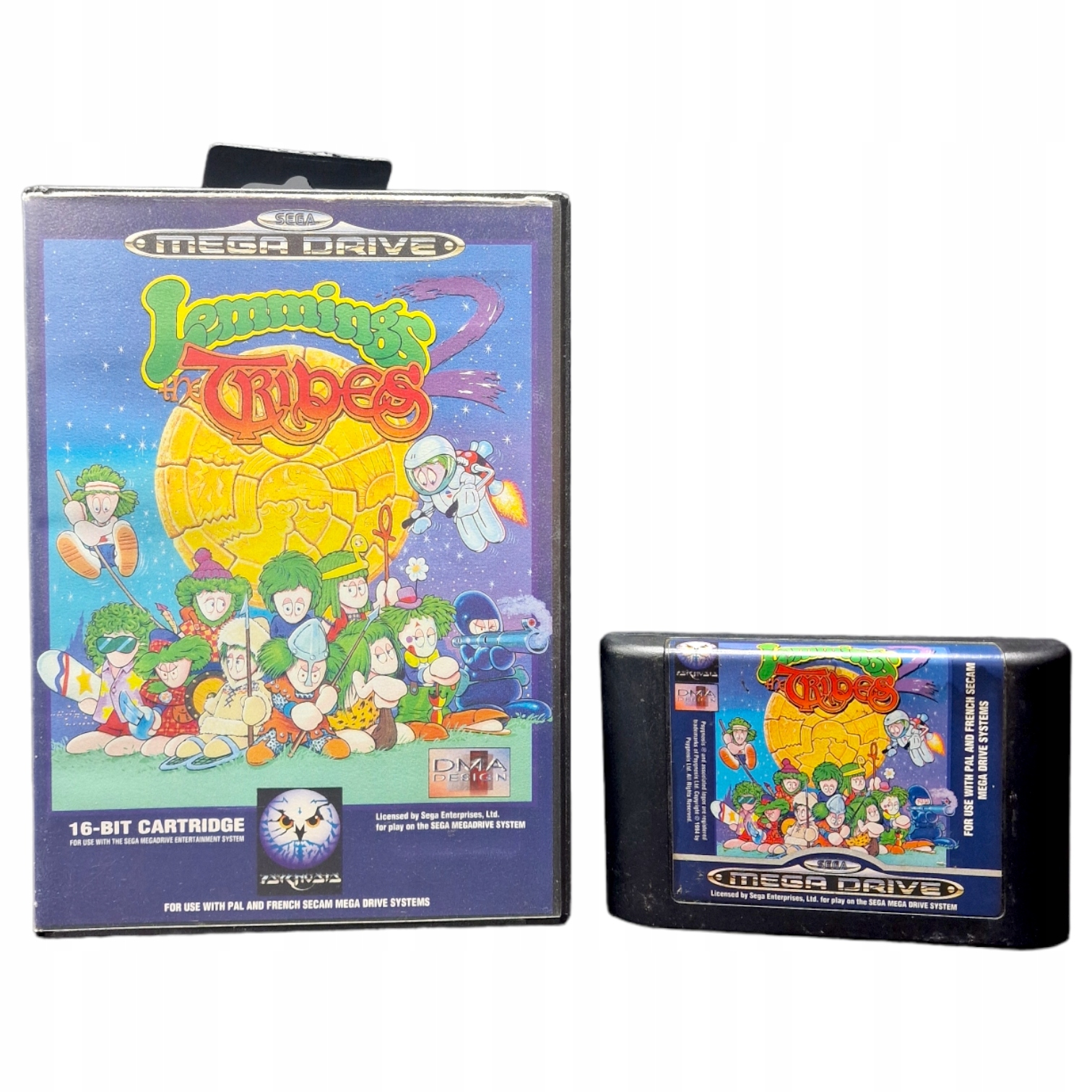 LEMMINGS 2 TRIBES / Sega Megadrive Mega Drive SMD Tematyka logiczne