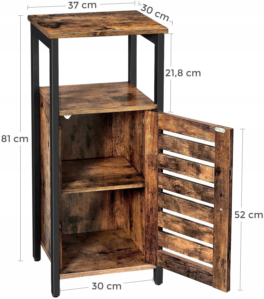 SZAFKA STOJĄCA LOFT VINTAGE RUSTYKALNA industrial Liczba szuflad brak