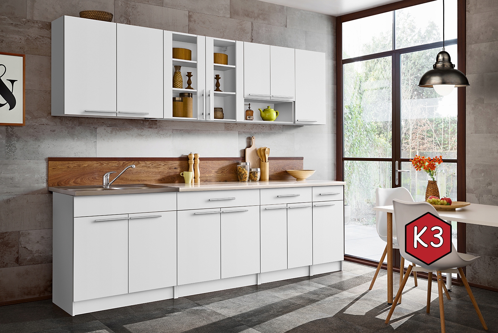 Meble kuchenne *EDEK* 260 cm [K3]