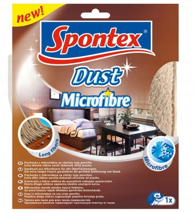 

Spontex Ścierka z mikrofibrydo Kurzu Dust