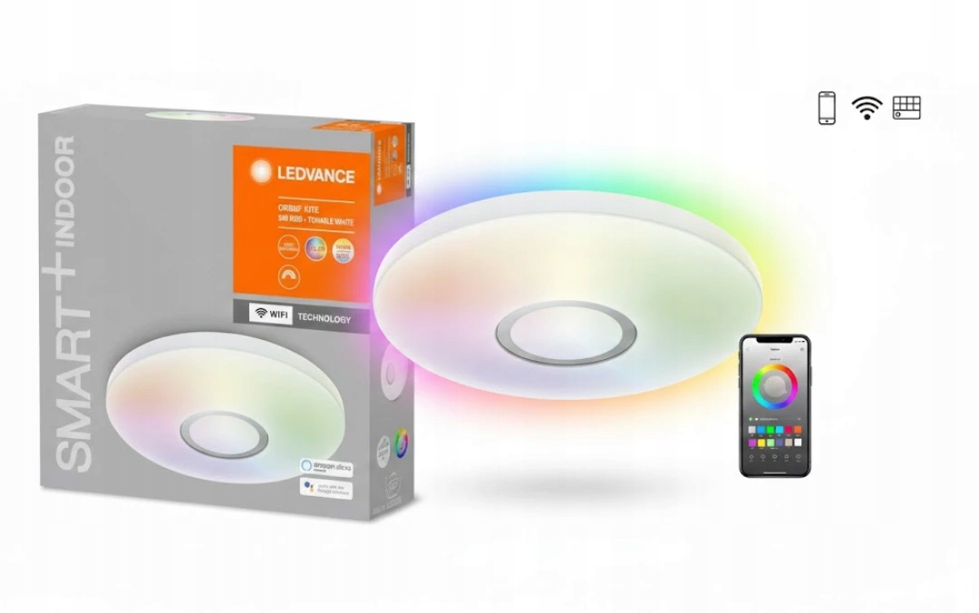 Svietidlo Stropné Svietidlo Led Ledvance Orbis Kite 18W Smart WiFi
