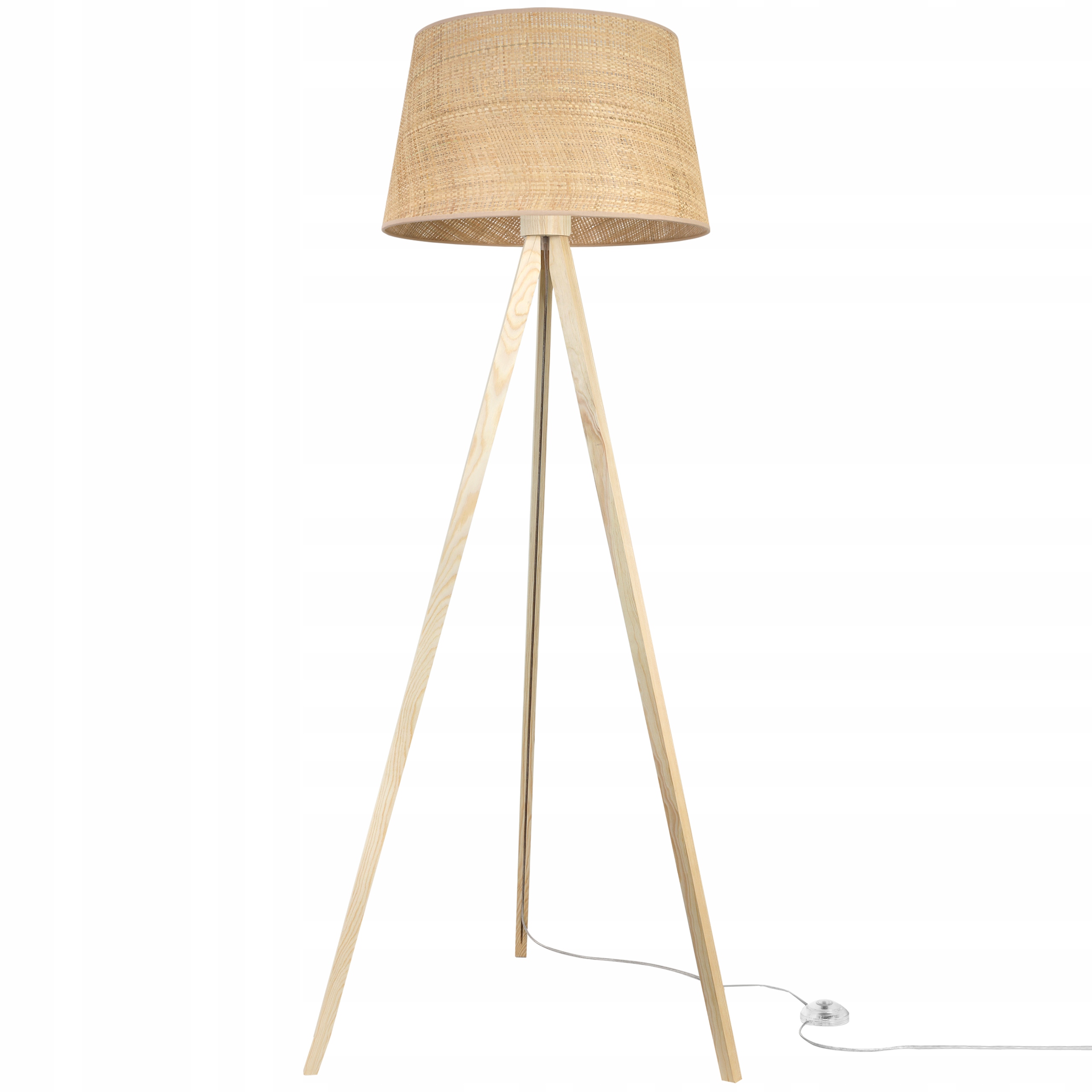 Stojací Lampa Trojnožková S Stínítkem Do Ložnice Obývacího Pokoje Boho Japandi