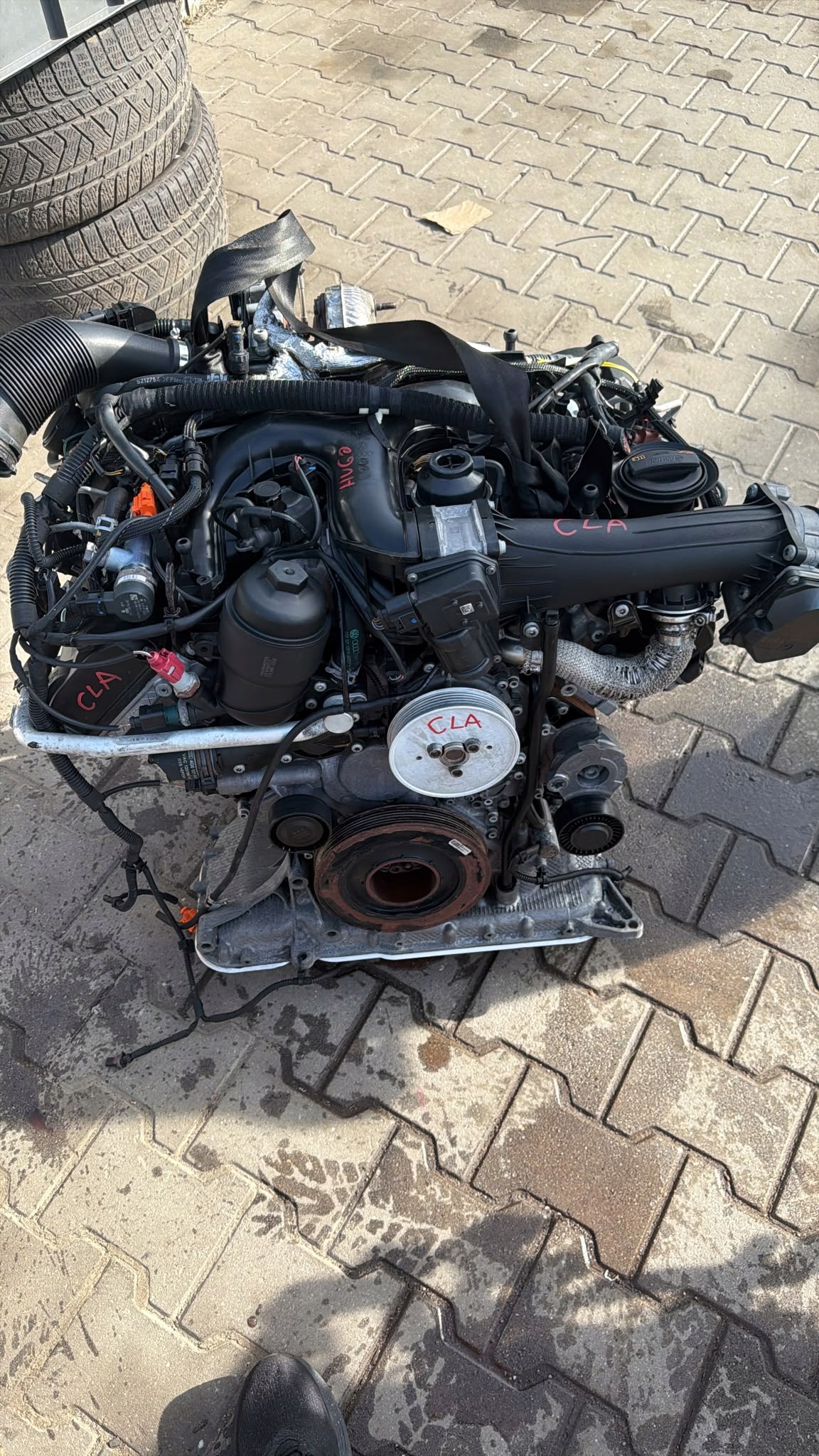 engine complete AUDI 3,0 TDI 140TYS KM CLA