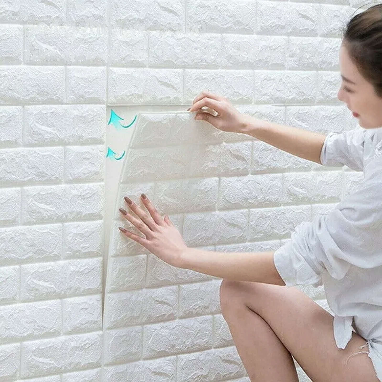 50 Ks Tapeta 3D Cihla Kámen Staré Zdivo Efekt 3D