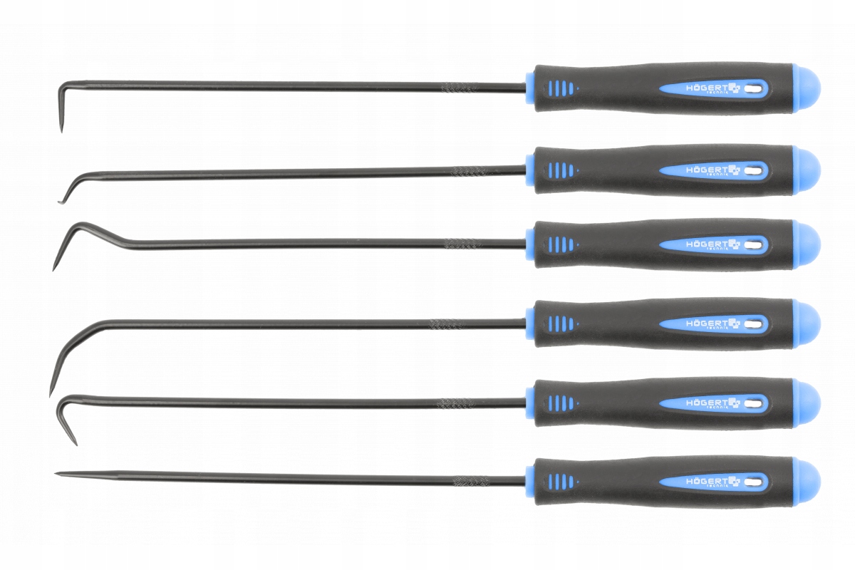 Zestaw Długich Haczyków Haków do uszczelek oringów 6szt. Hogert HT8G398