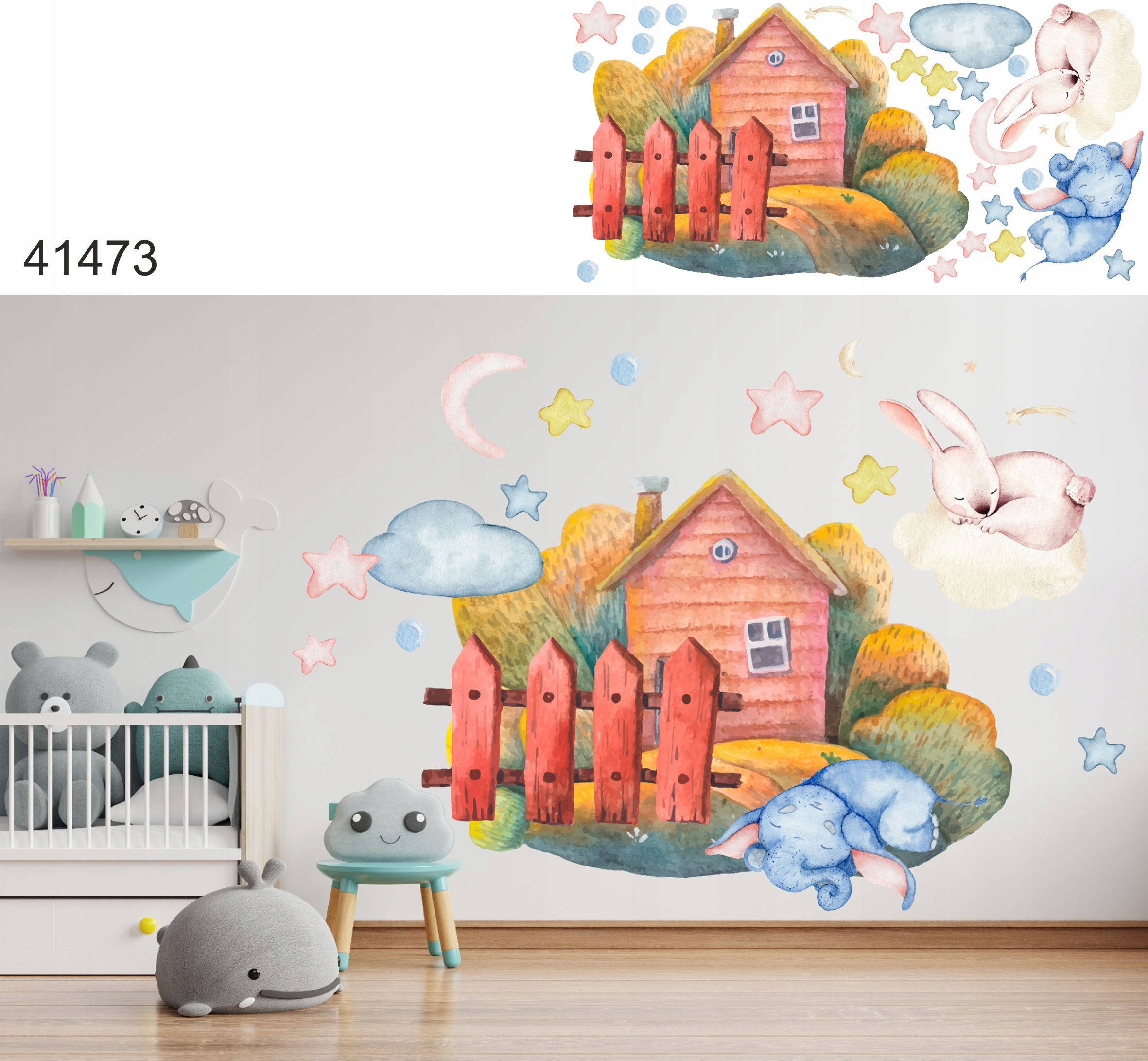 naklejki dla dzieci na ścianę ścienne bajkowe 160 Bohater brak