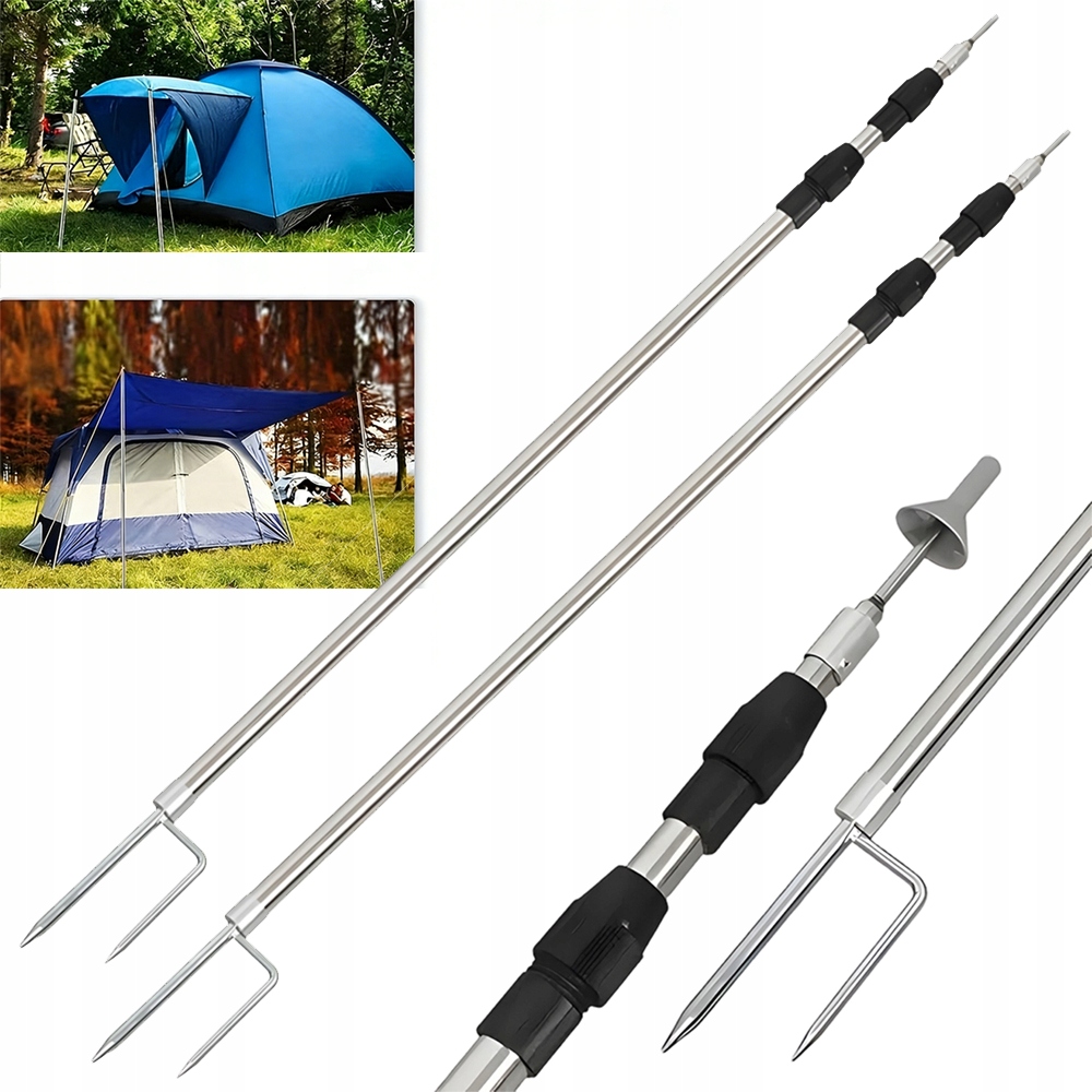 Tyče pro stany Z Nerezové Oceli, teleskopické stožáry pro plachty