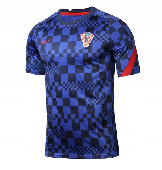 Męska Koszulka Nike Chorwacja 2020/21 Przedmeczowa CD2576-452 S