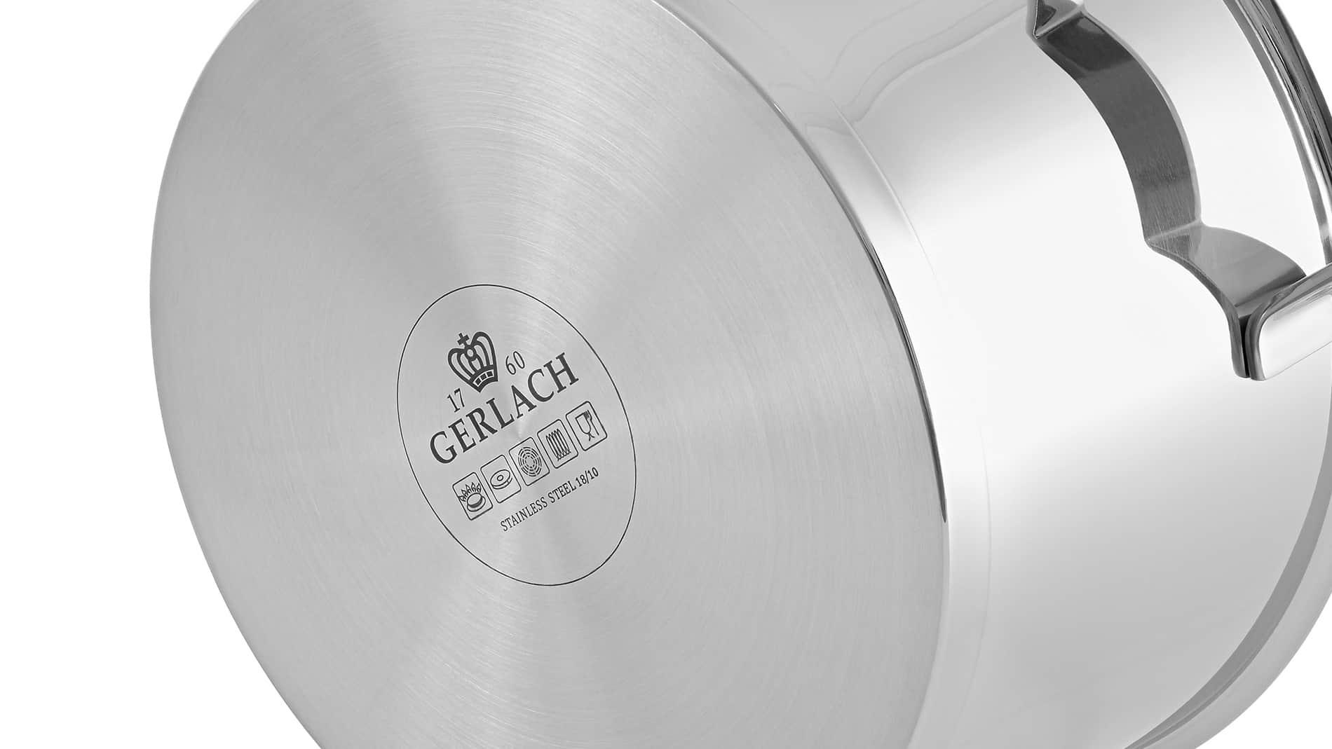 GERLACH SUPERIOR GARNKI ZESTAW 6 EL STAL INDUKCJA Kod producenta Superior 6el.
